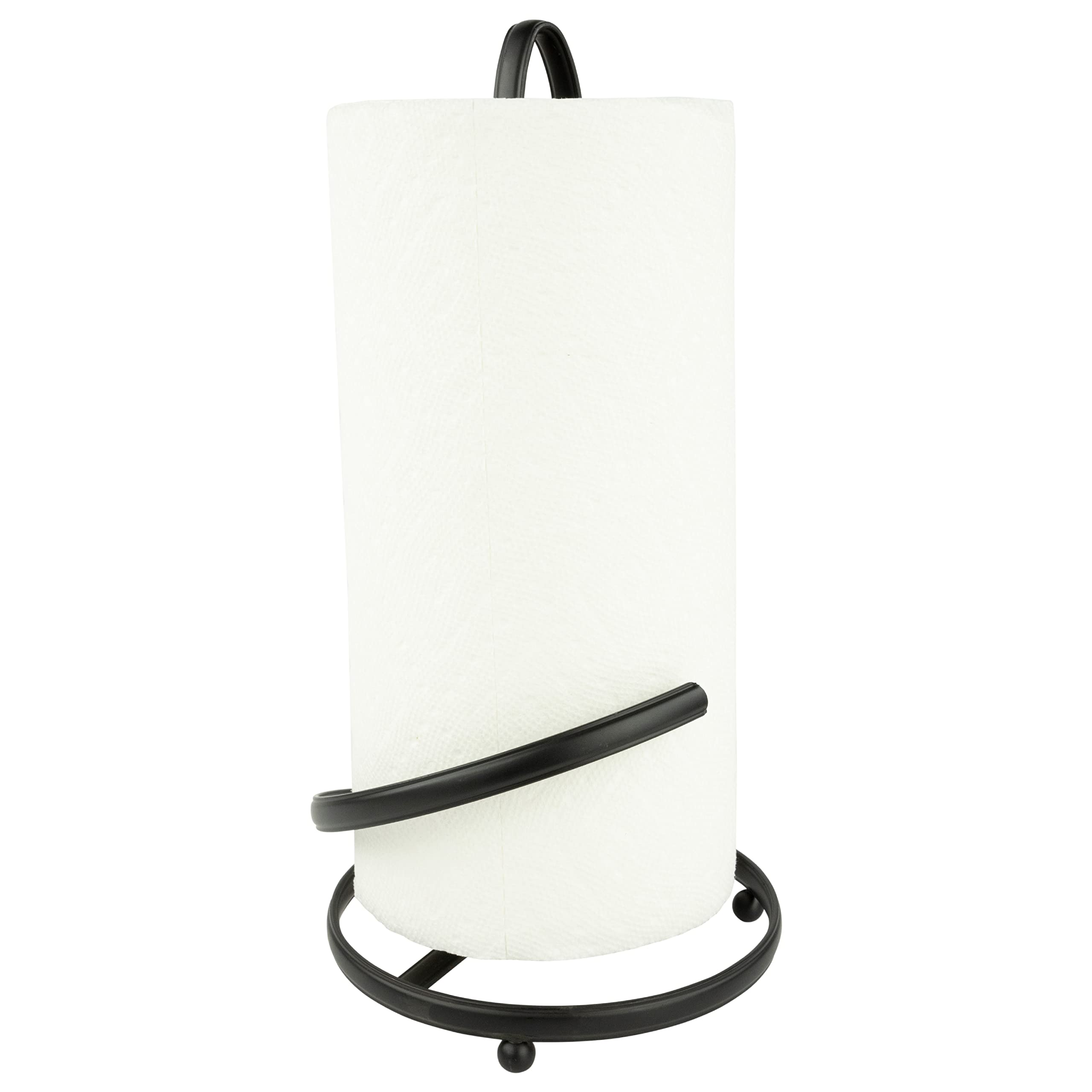 Spectrum Diversified Tension Ashley Paper Towel Holder, Black, 1 Ea