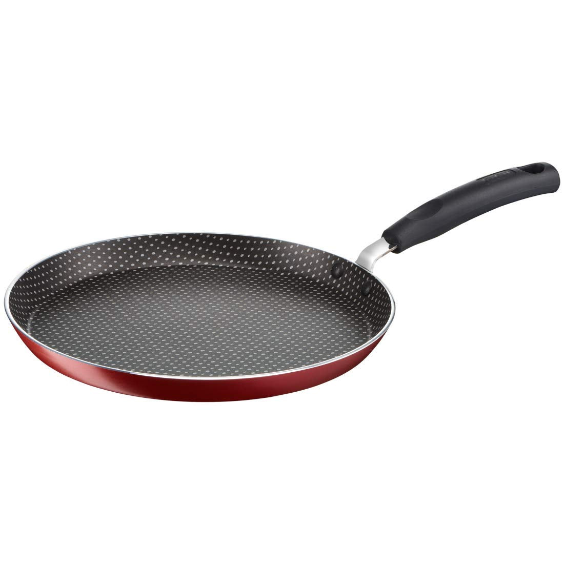 Tefal Simply Chef 26 Cm Flat Tawa | Resist Plus Non-Stick Coating | Silicon Non-Slip Handle | Easy Cooking & Cleaning | Two Way 