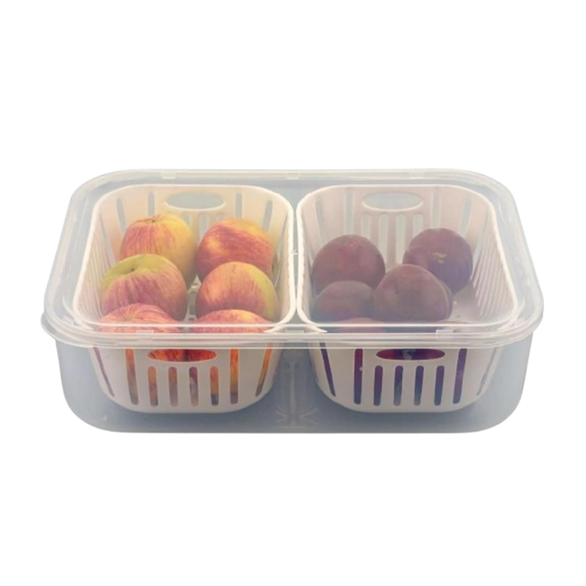 Sulfar Fridge Storage Boxes Freezer Storage Containers, Container For Kitchen Set, In Kitchen, Vegetable, Draining Crisper Refri