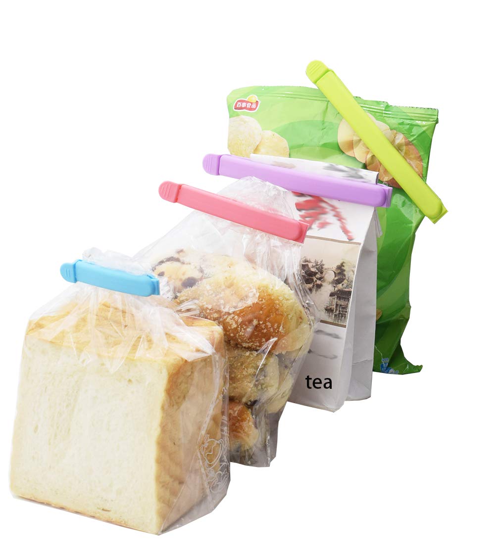 Tmflove 12 Pcs Sealing Clips For Food And Snack Bag(2.75 In, 4.33 In, 6.29 In)