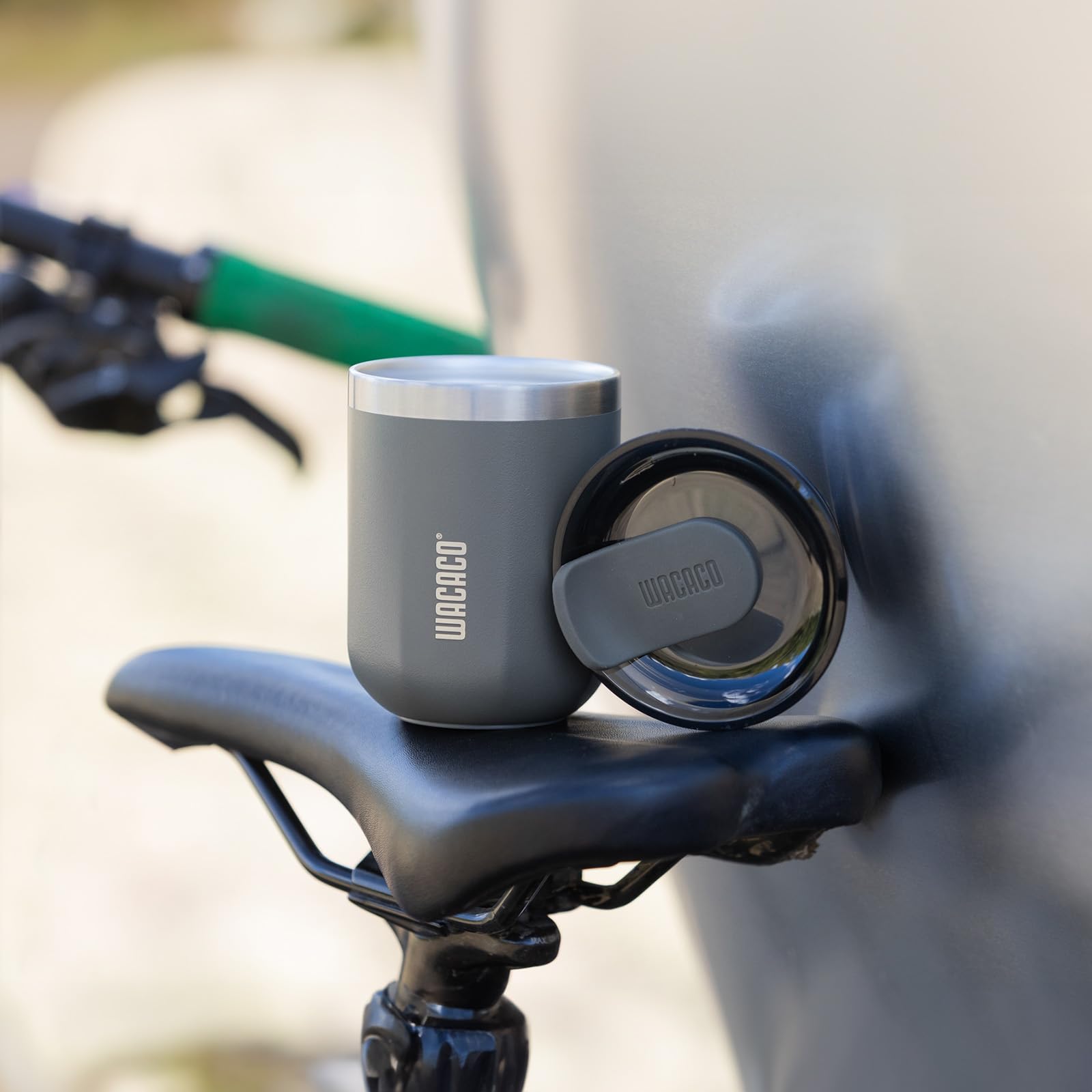 WACACO Octaroma Classico Vacuum Insulated Coffee Mug, Double-wall Stainless Steel Travel Tumbler With Drinking Lid, 6 fl oz (180