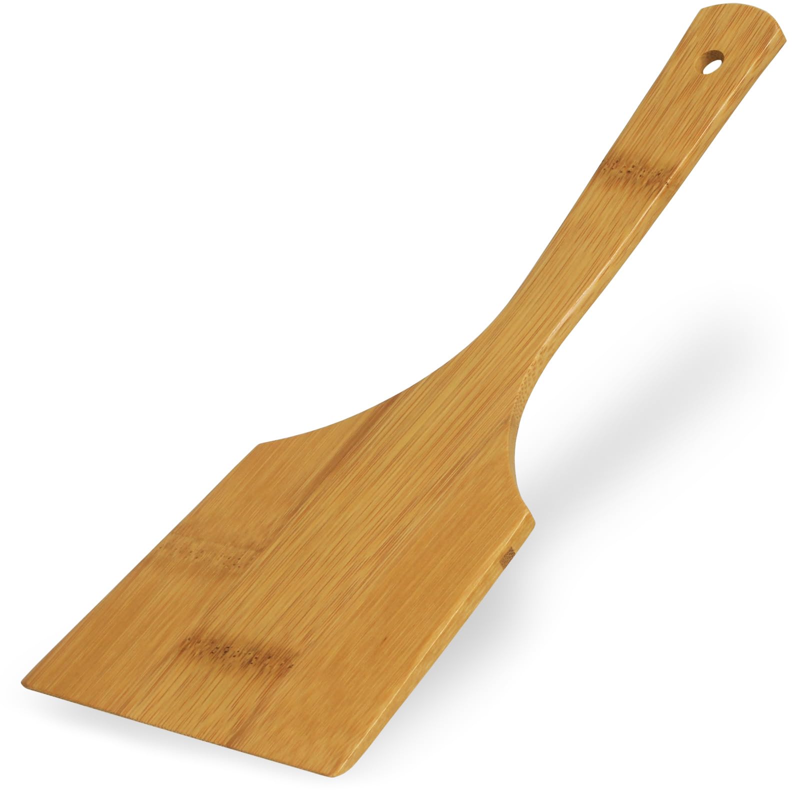 Morikuru Bamboo Okonomiyaki Spatula 11.2 in (285mm), Japanese turner, Teppanyaki flipper, Kote, Made in Japan