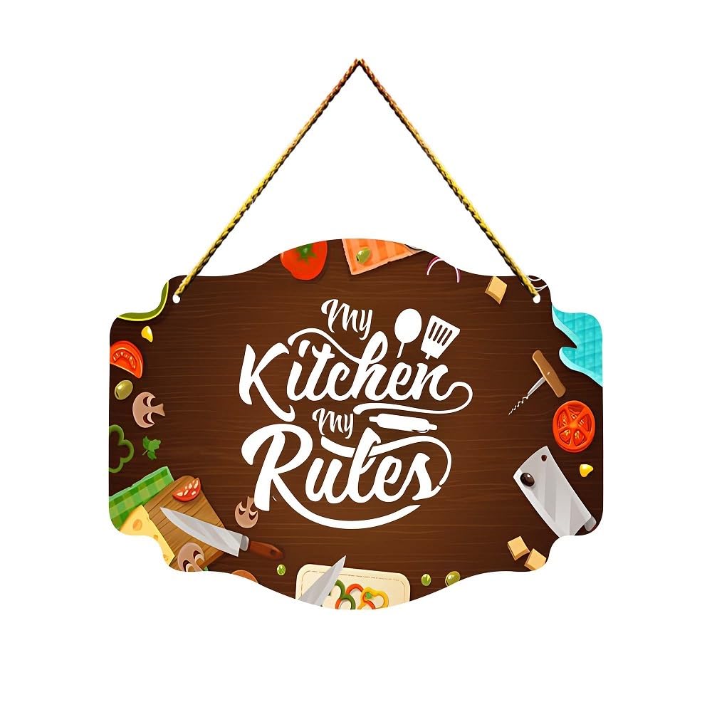 Positive Vibe Lifestyle Kitchen Wall Hanging for Home Decoration Wall Decoration For Dining Area Kitchen Hanging Decorative Item