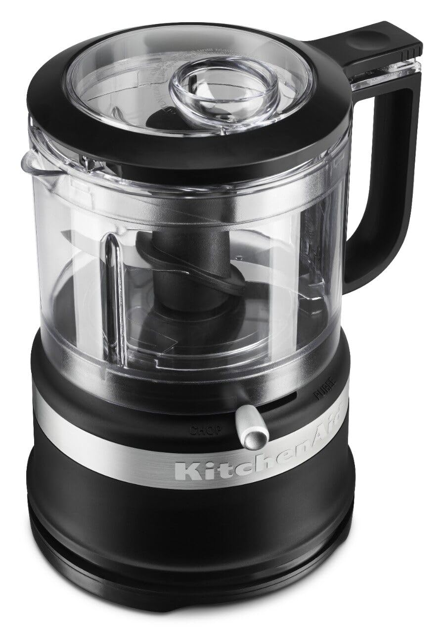 KitchenAid 3.5-Cup Food Chopper, Matte Black, Model KFC3516BM, Medium Size