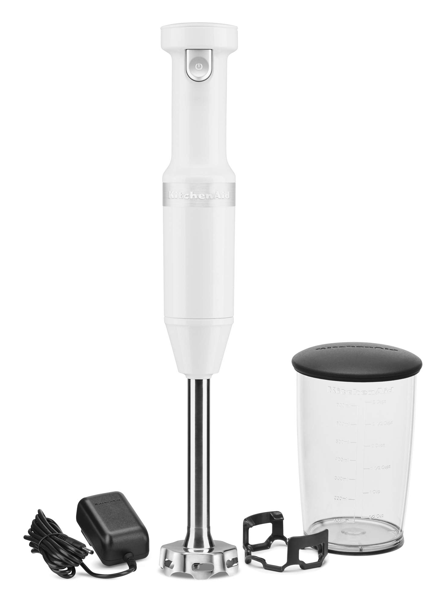 Kitchenaid Cordless Variable Speed Hand Blender - Khbbv53, White
