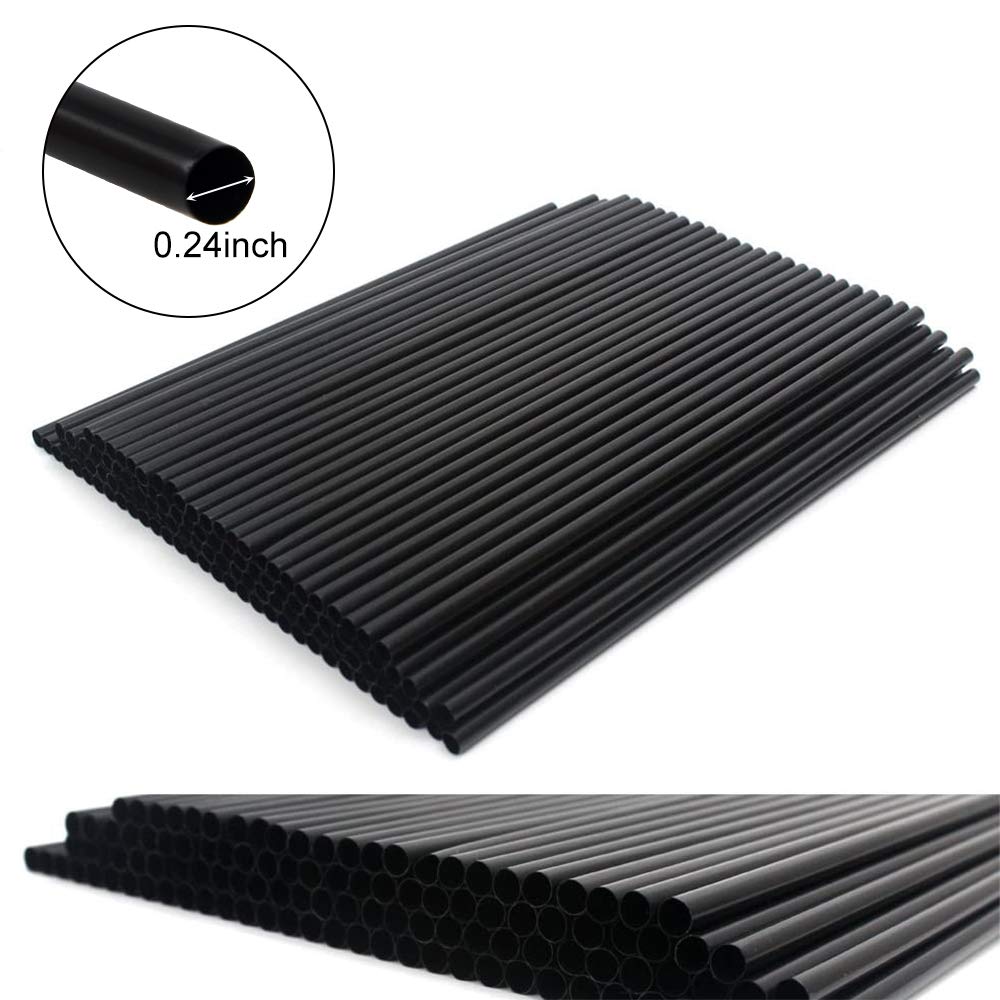 Tomnk 500Pcs Straws Disposable, 10.3 Inches Plastic Straws, Plastic Drinking Straws For Tumblers And Ice Coffee
