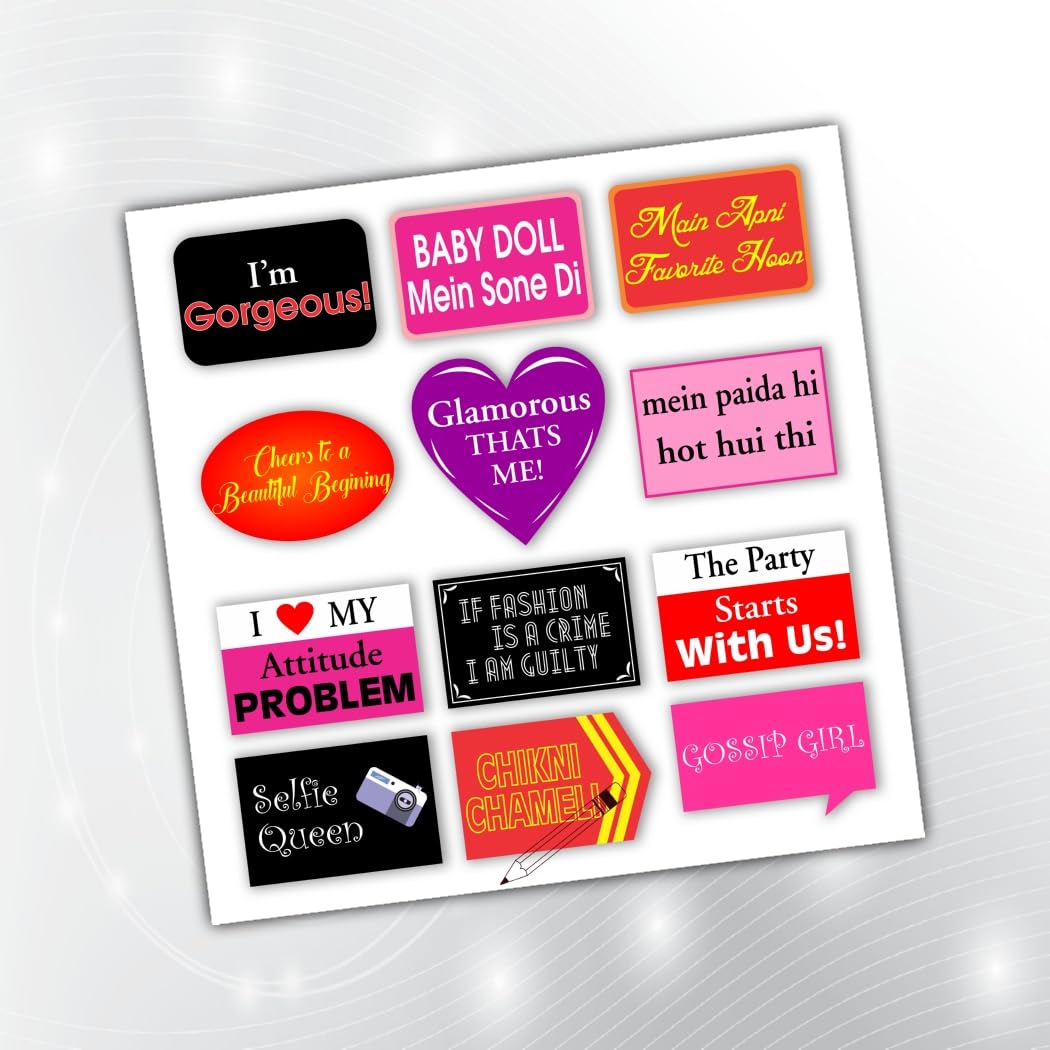PartyStuff Props  Girl Party Props (12 Piece)