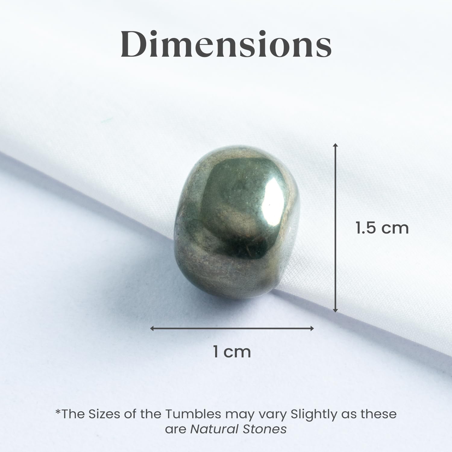 Astrotalk Pyrite Tumble | Attracts Luck, Wealth & Career Success | Boosts Leadership, Focus & Determination | Office Table & Living Room Decor | Gift for Man & Woman