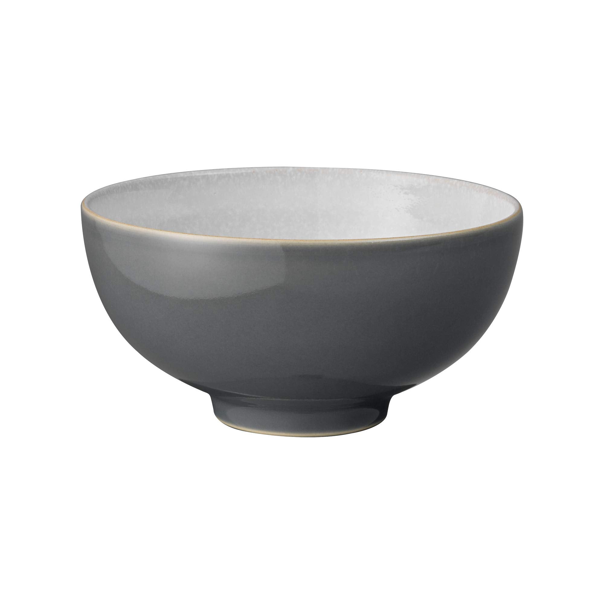 Denby Elements Fossil Grey 4 Pc Rice Bowl Set Length: 13cm  Width: 13cm  Depth: 6.5cm