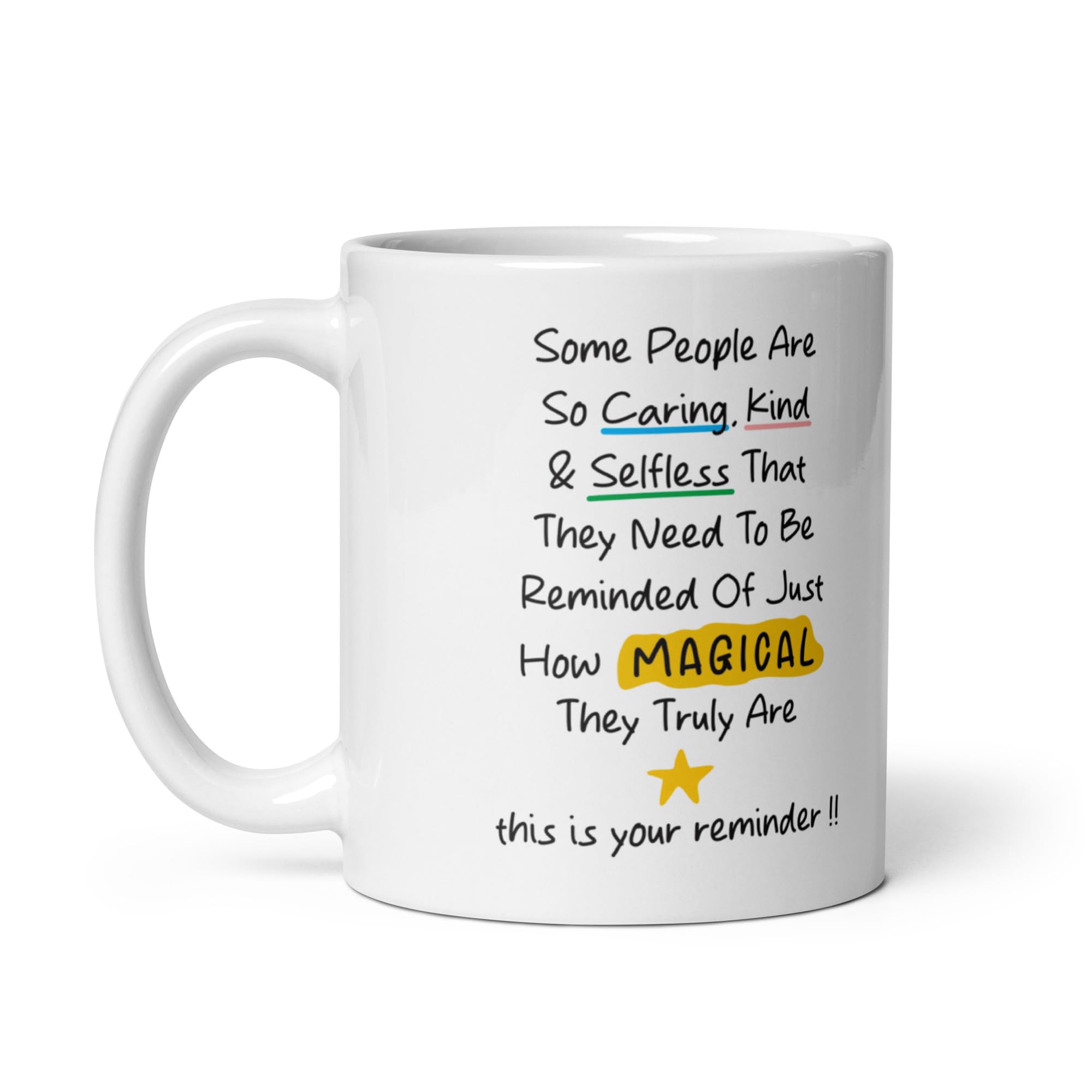 Visibee This Is Your Reminder Mug - Friendship Gift, Thank You Gift, For Best Friend, Positivity - 350Ml Ceramic Coffee Mug