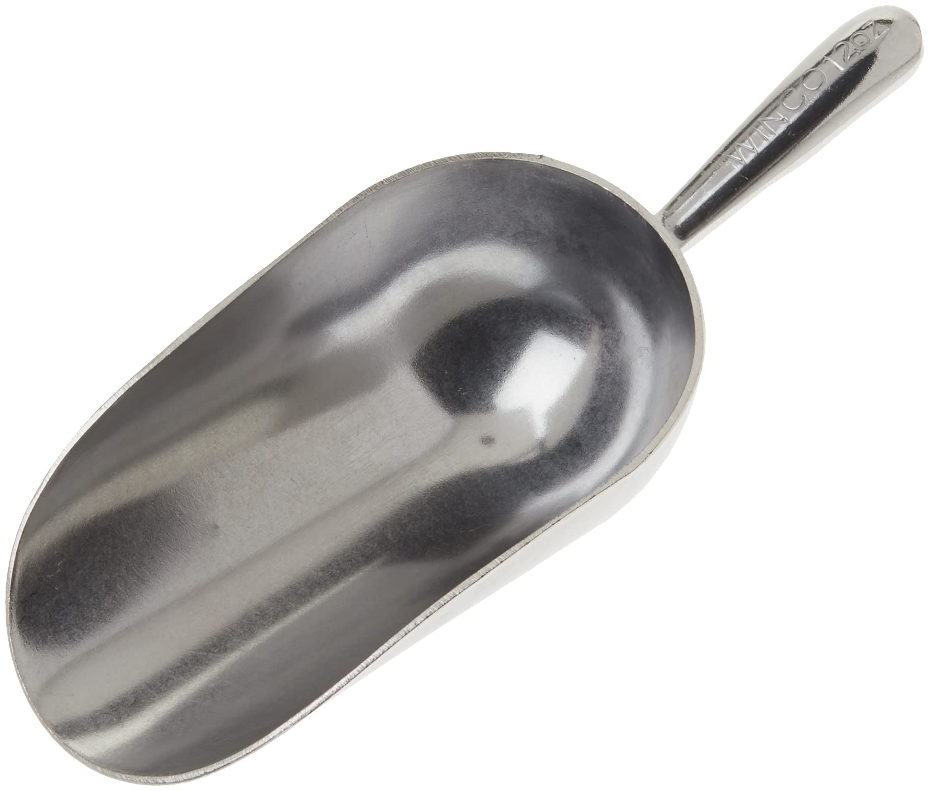 Winco Aluminum Utility Scoop, 12Ounce, Medium