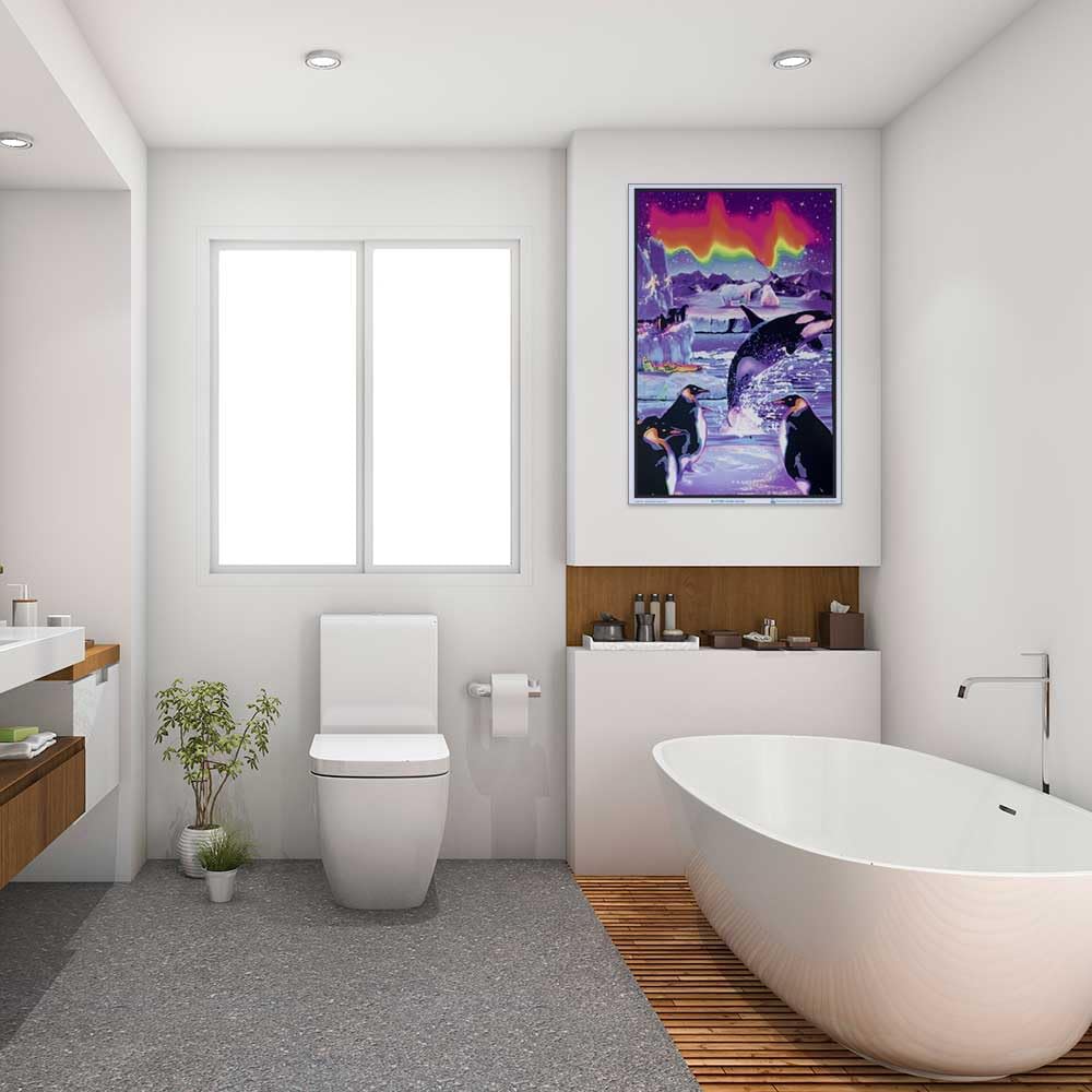 Opticz Arctic Aurora Blacklight Reactive Poster