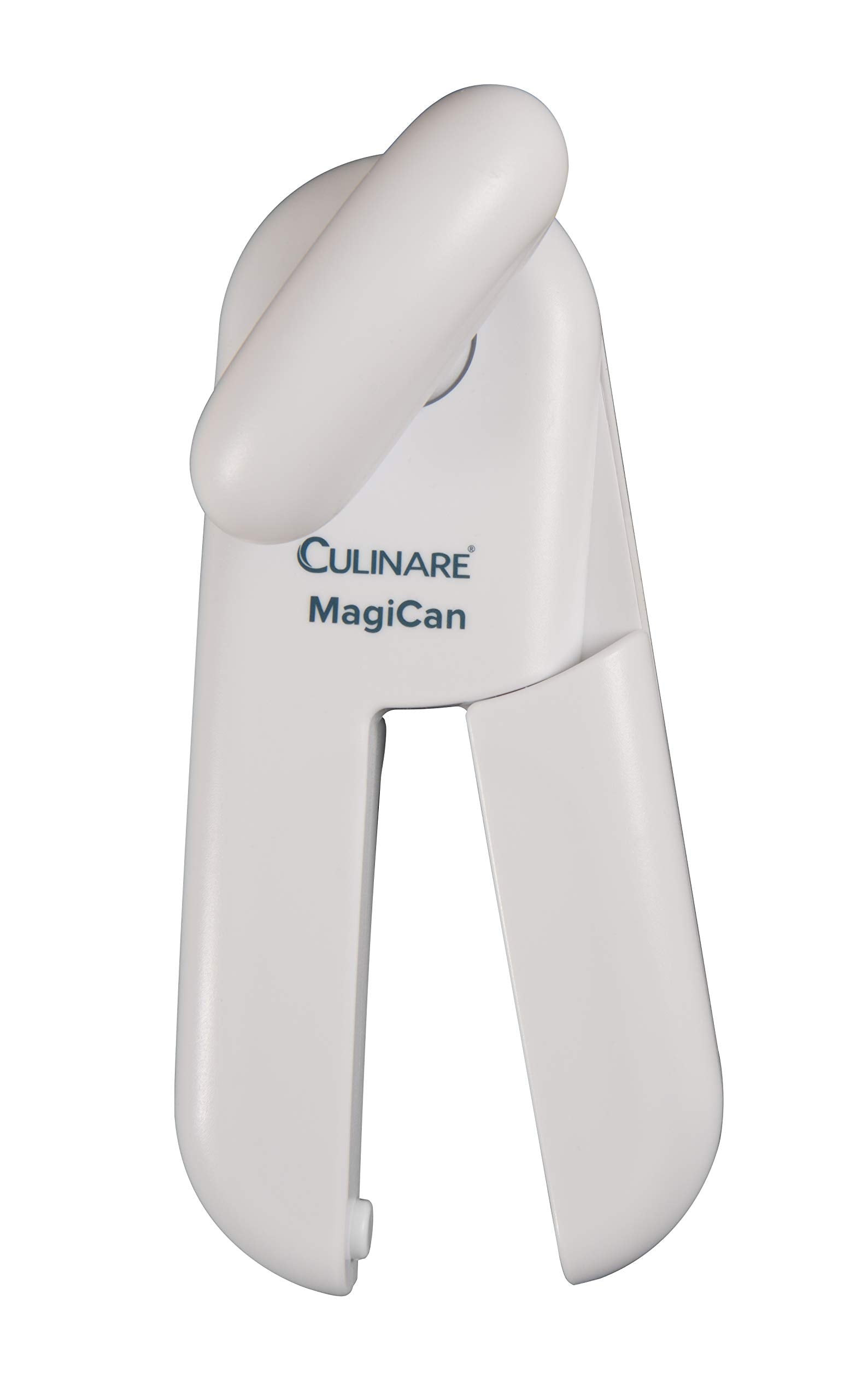 culinare c10015 Magican Tin Opener  White  PlasticStainless Steel  Manual can Opener  comfortable Handle For Safety and Ease