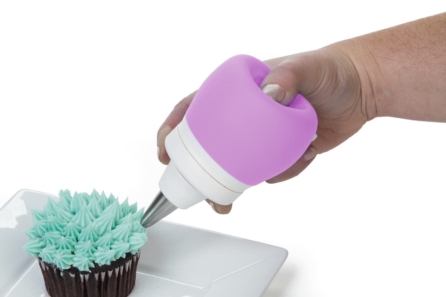 Prepworks By Progressive 8-Piece Frosting Bulb Decorating Kit Pastel Pink & Purple