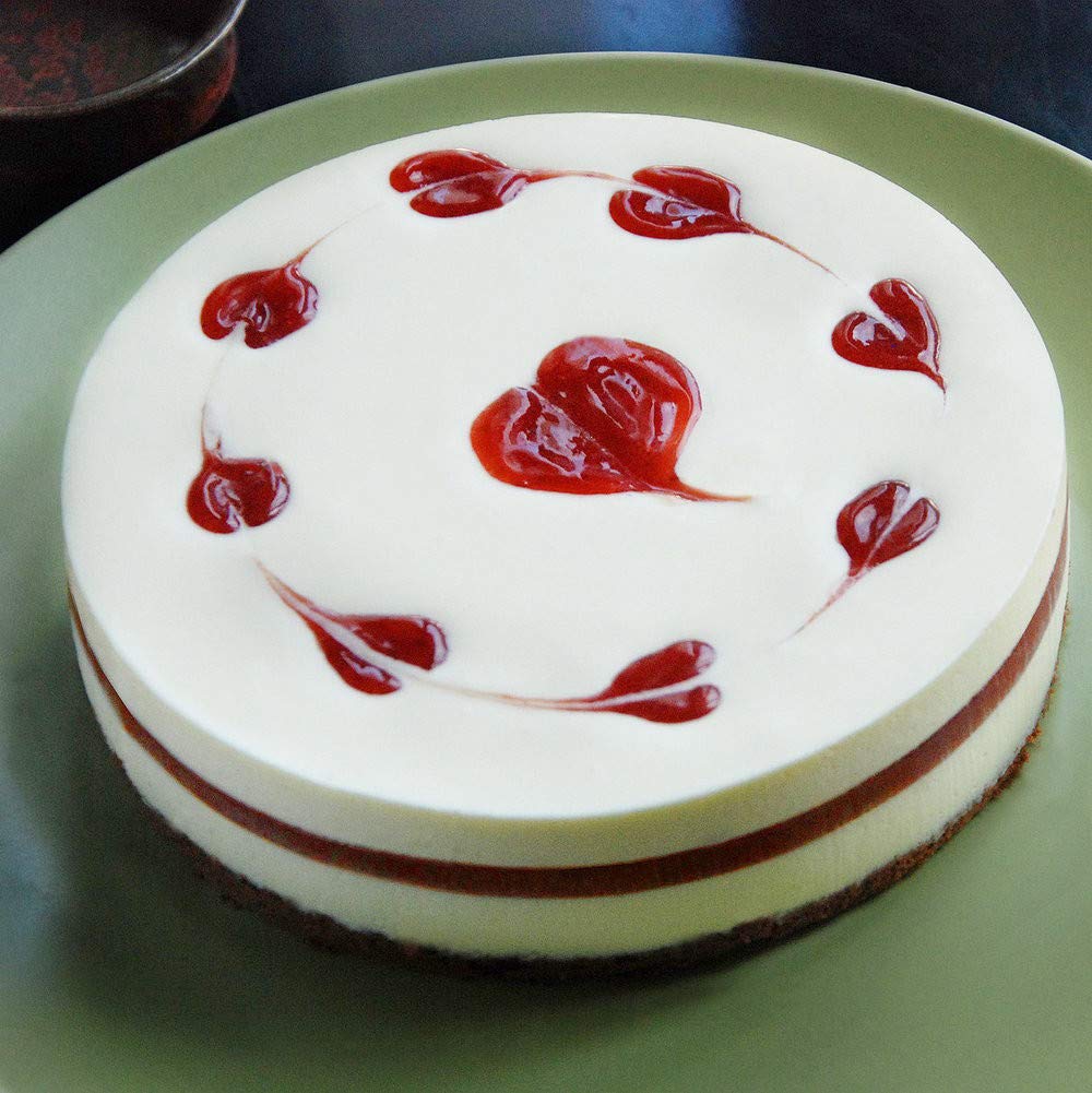 Obuy 3-Cavity Large Round Silicone Disc Cake, Pie, Custard, Tart And Resin Coaster Mold 2 Pcs
