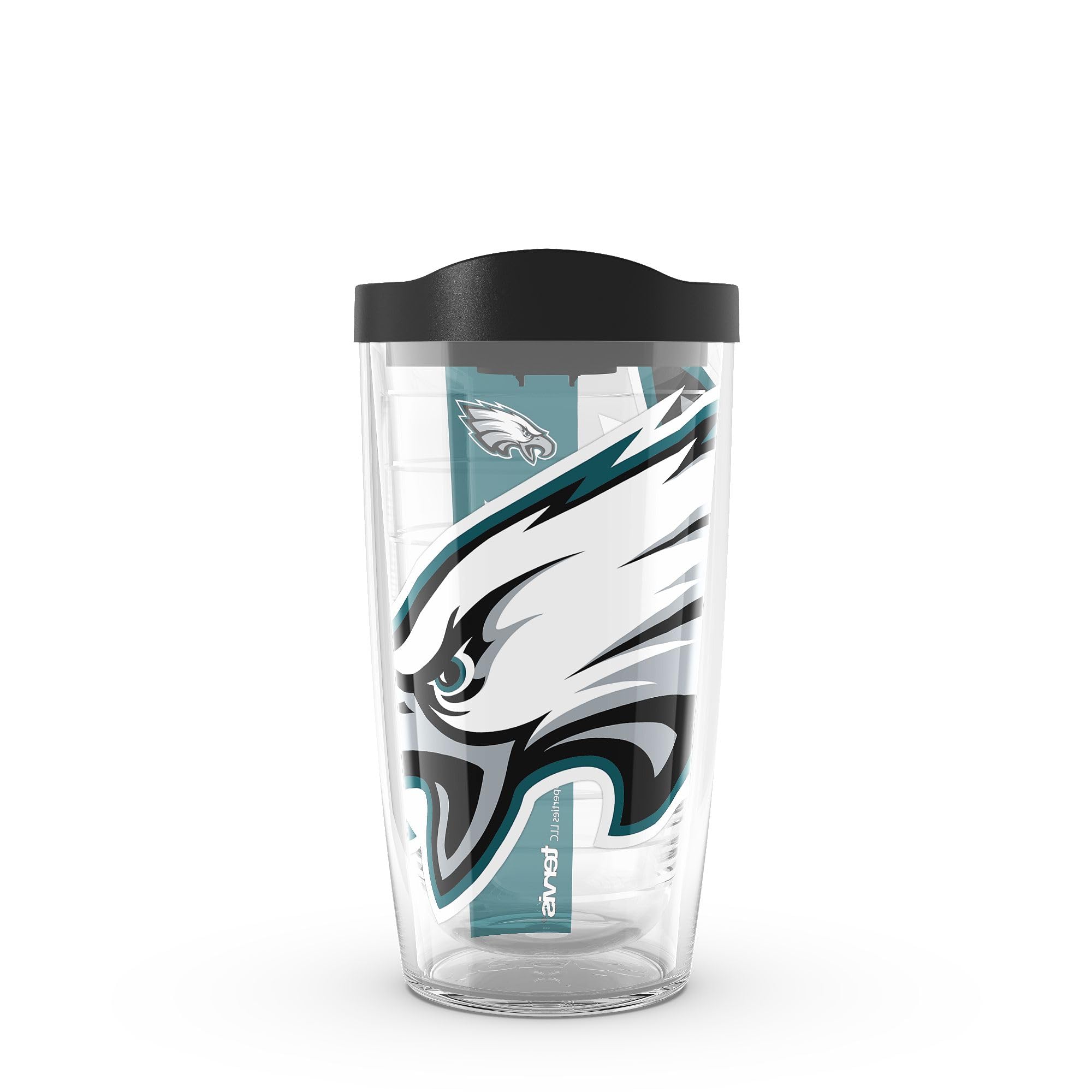 Tervis NFL Philadelphia Eagles Colossal Made in USA Double Walled Insulated Tumbler Travel Cup Keeps Drinks Cold & Hot, 16oz, Cl