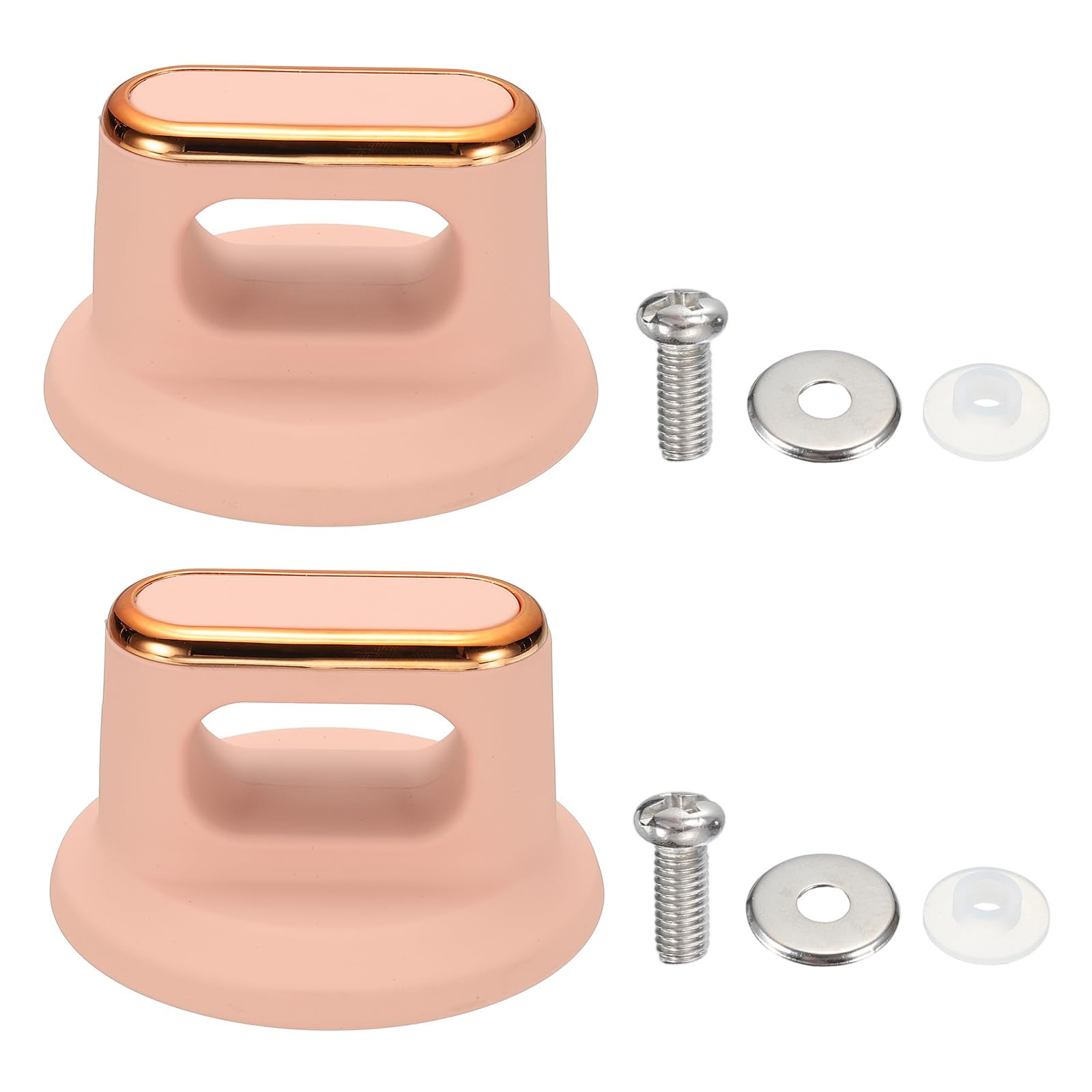 uxcell 2 Pcs Universal Replacement Pot Lid Handle, Heat Resistant Pot Knob Pan Lid Holding Handles Knob for Home Kitchen Cookwar