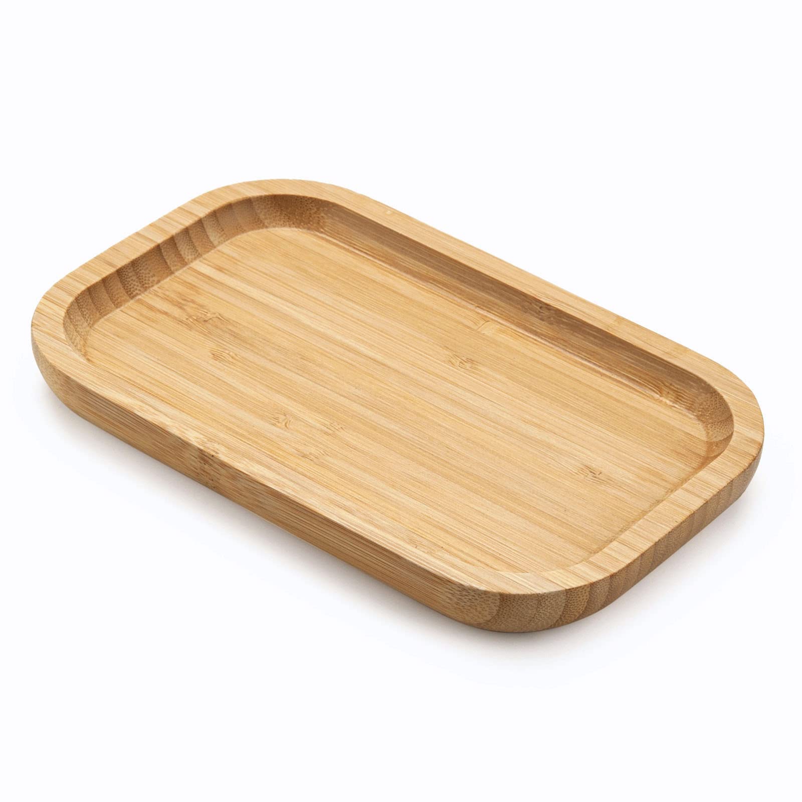 Bamboo Vanity Tray, Bathroom Counter Tray, Toilet Tank Tray, Bathroom Tray For Organizing And Home Decor, 7.9 X 5.1 X 0.8 Inch
