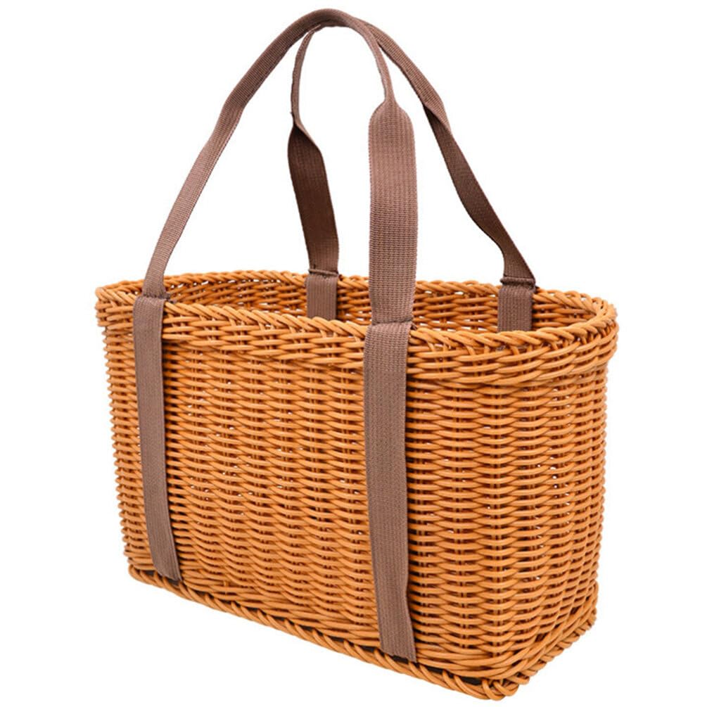 Farmhouse Food Storage Basket Market Basket With Handle Woven African Basket Grocery Shopping Bag Fruit Vegetables Basket Sundri