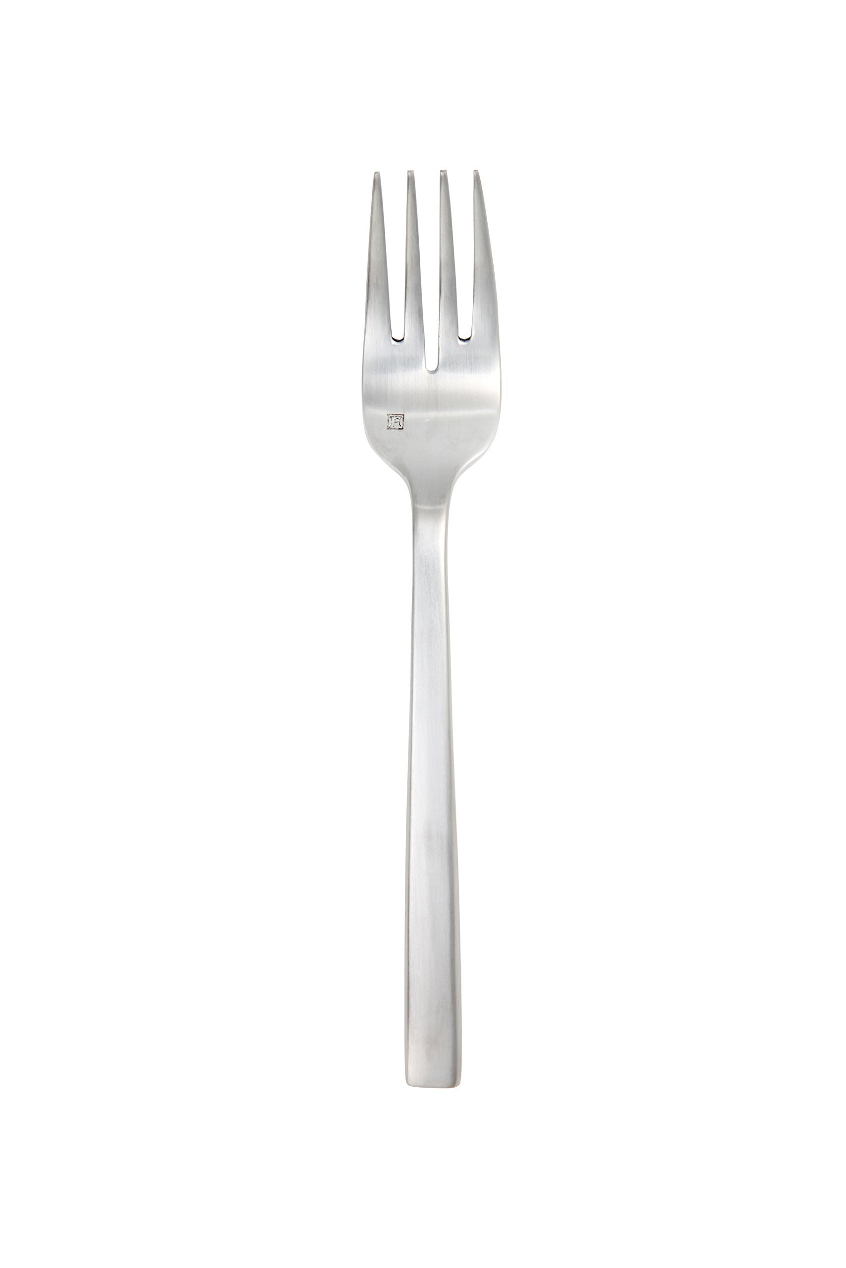 Fortessa Arezzo 18/10 Stainless Steel Flatware, Salad Fork, 7'', Set Of 12, Brushed Stainless Steel