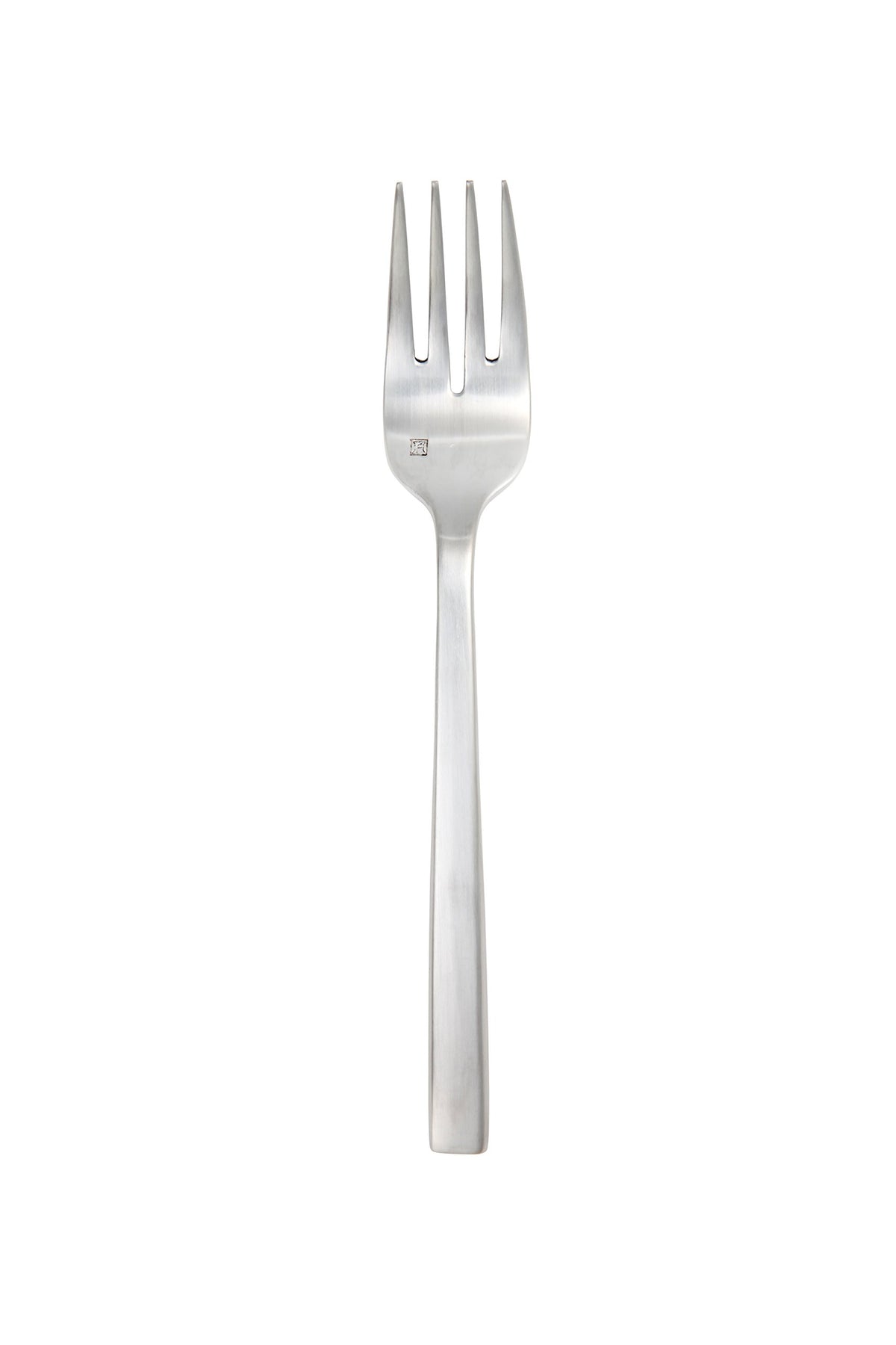 Fortessa Arezzo 18/10 Stainless Steel Flatware, Salad Fork, 7'', Set Of 12, Brushed Stainless Steel