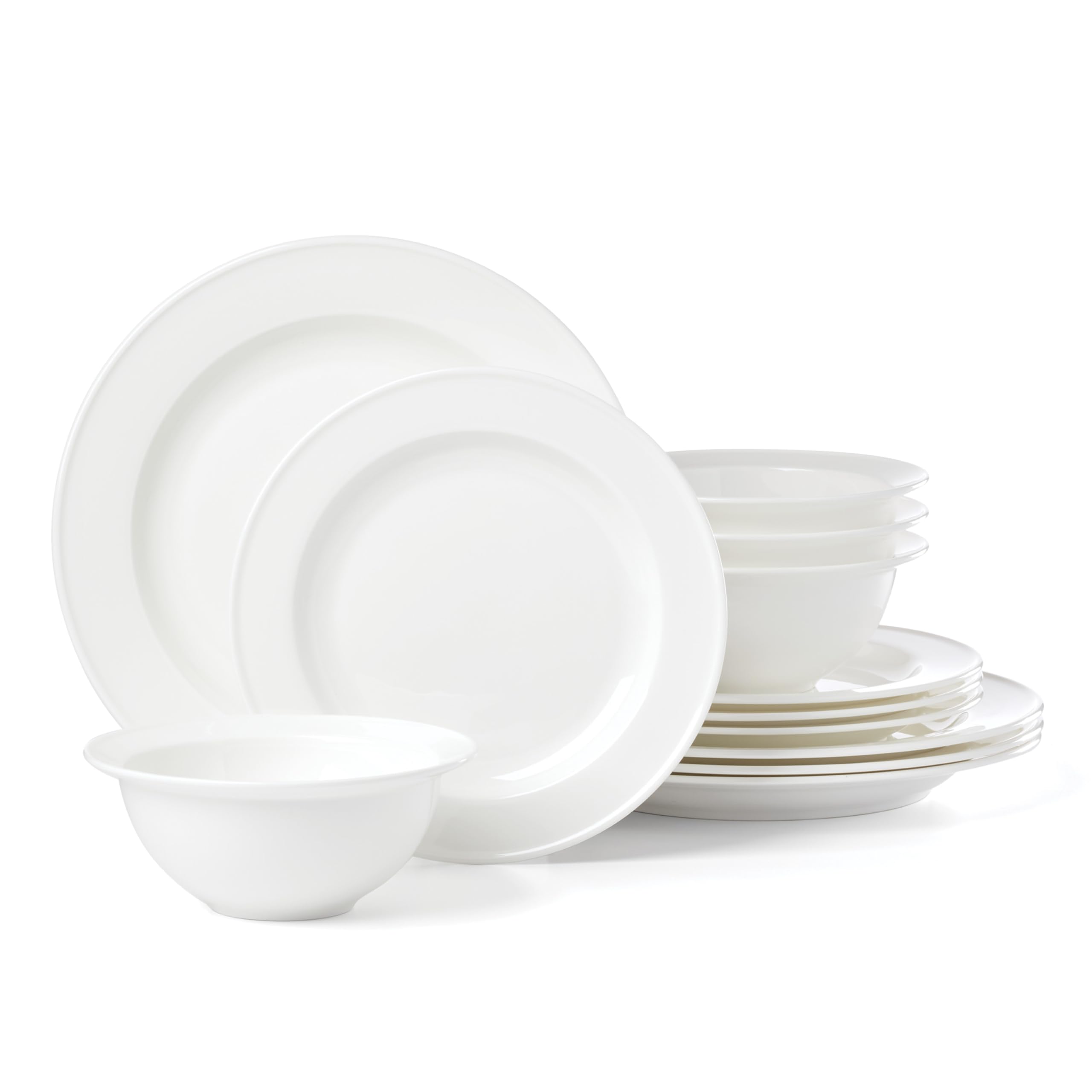 Lenox Studio 1414 Rimmed Bone China 12Piece Dinnerware Set for 4