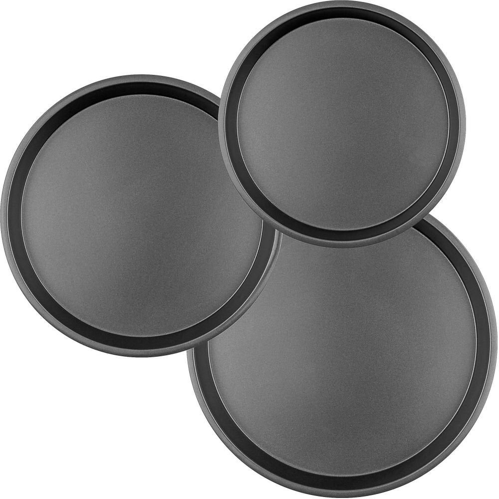 Southern Homewares Non-Stick Round Cake Baking Pan Cookie Sheet Set - Easy Clean Bakeware, 3 Pieces 8-Inch 9-Inch 10-Inch