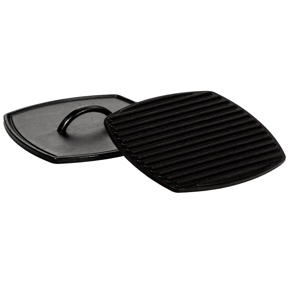 Lodge LPP3 8.25 Black Square Panini Press