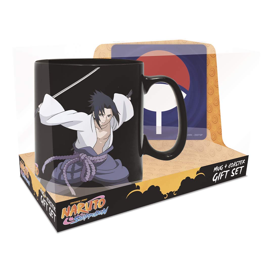 ABYSTYLE - Naruto Mugs (Naruto & Sasuke Magic Mug Set)