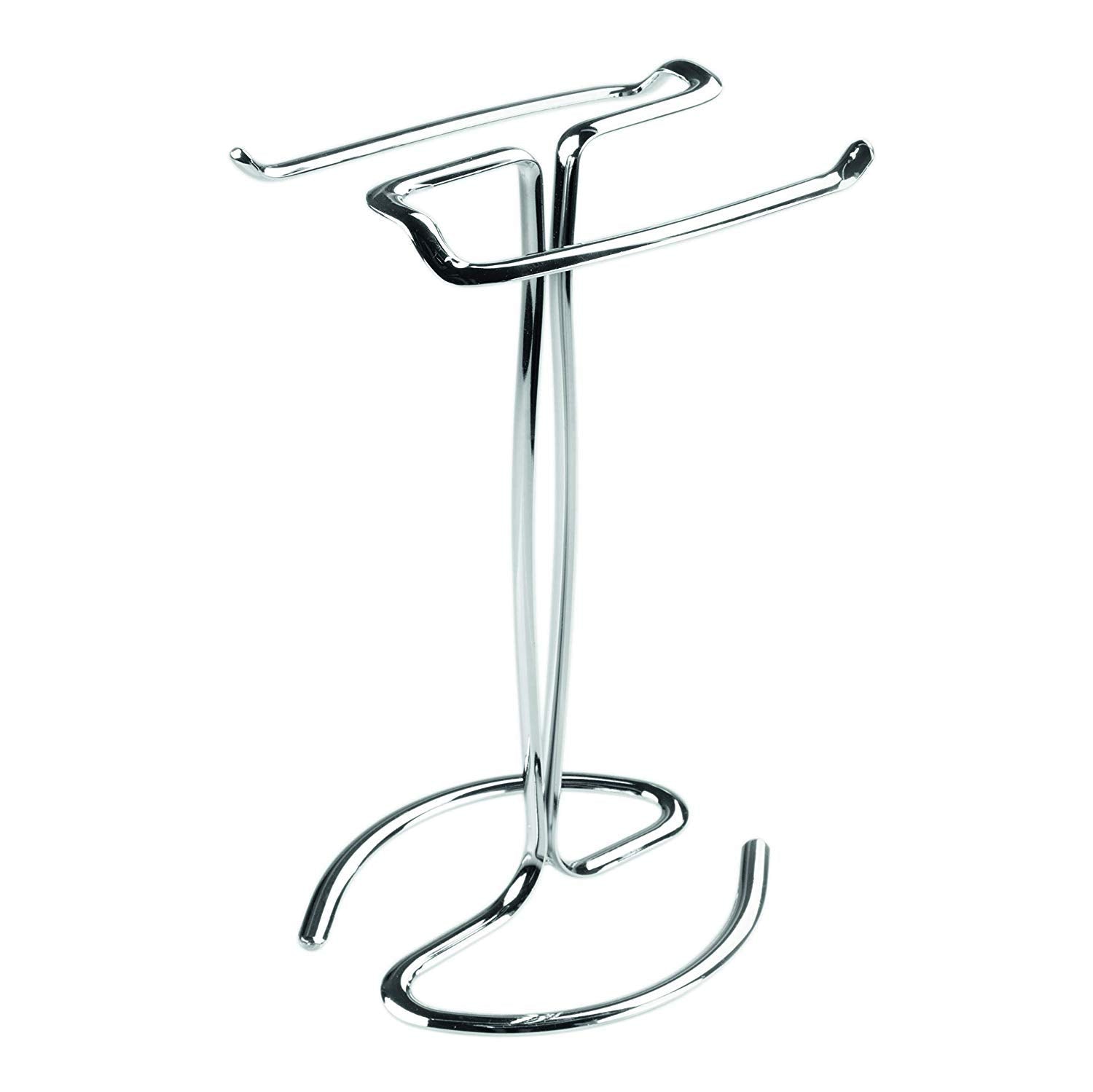 Idesign Metal Hand Towel Rack, The Axis Collection - Holds 2 Hand Towels, 7.75       X 6.25       X 13.5      , Chrome