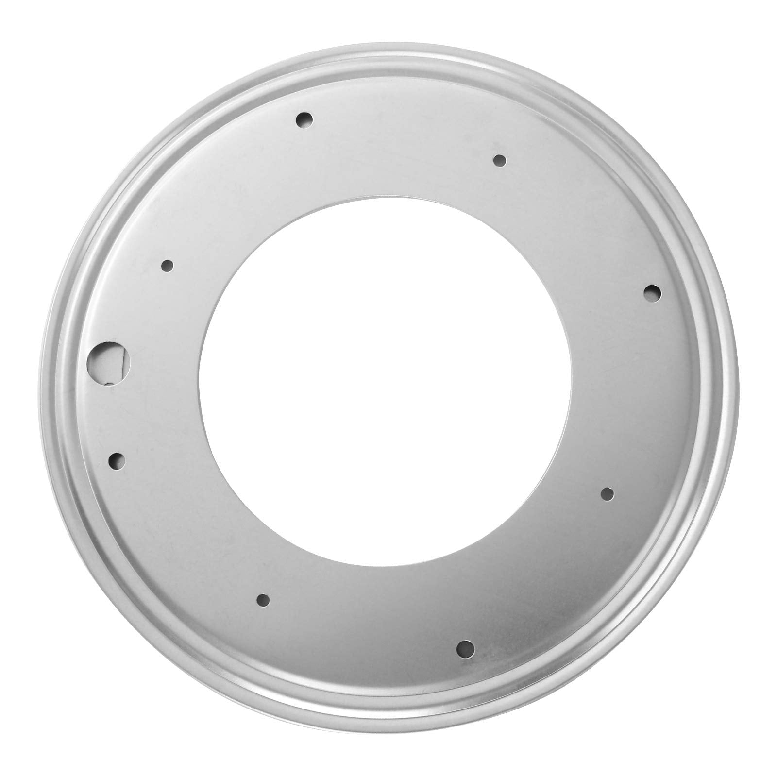 2 Pack Flat Lazy Susan Turntable Bearing 12 Inch Round Lazy Susan Hardware 516 Thick Turntable Swivel Base For Rotating Table, B