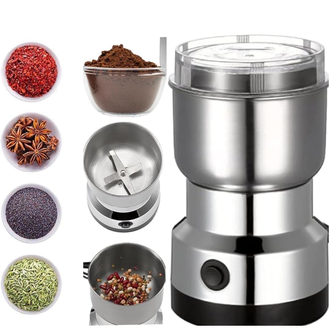 Larrito Stainless Steel Nima Multifunctional Grinder Smash Machine Coffee Beans Electric Grinder And Coffee Maker Household Elec