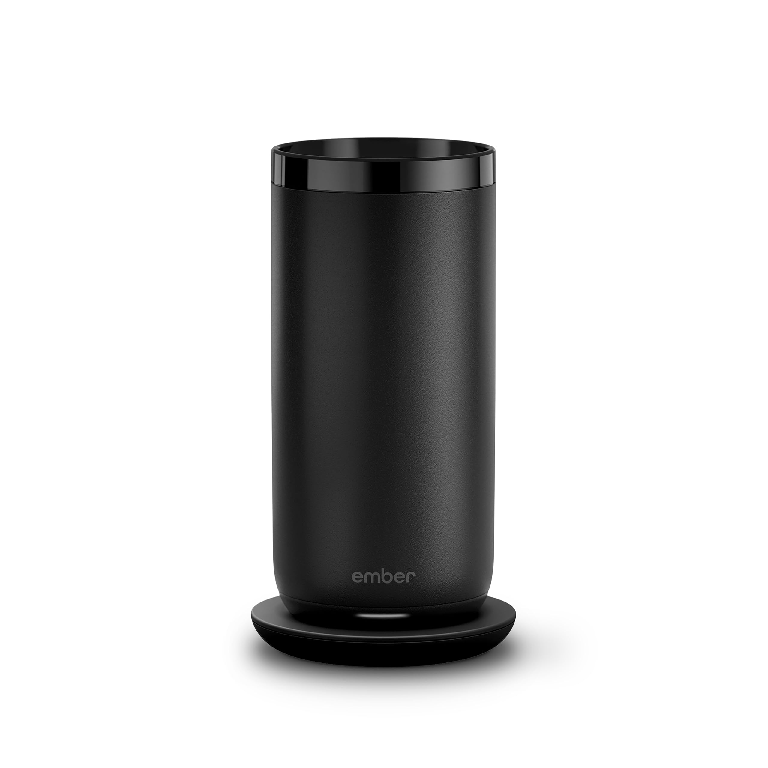 Ember Tumbler, Temperature Control Travel Mug, Stainless Steel, App-Controlled Heated Coffee Mug with 3-Hour Battery Life, Black