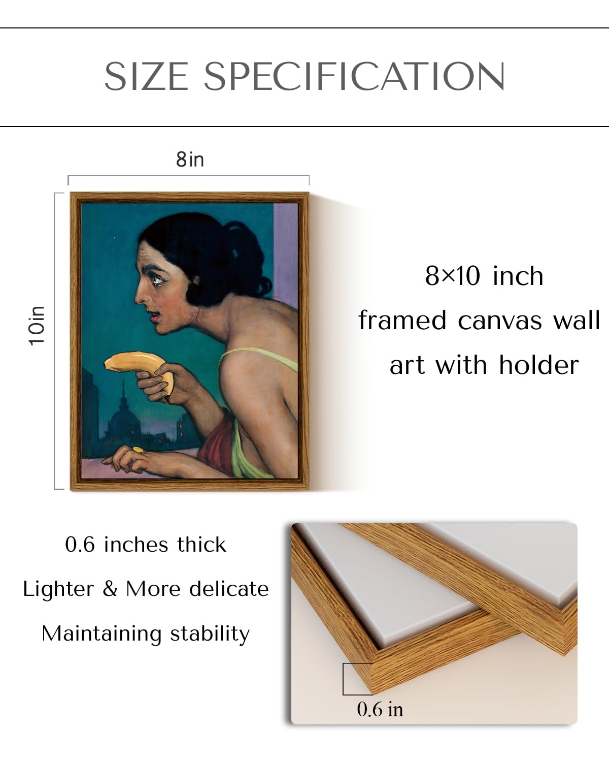 Insimsea Framed Canvas Wall Art Playful Shooting Girl Bathroom Decor Funny Wall Pictures Prints For Bedroom Esthetic Hippie Nurs