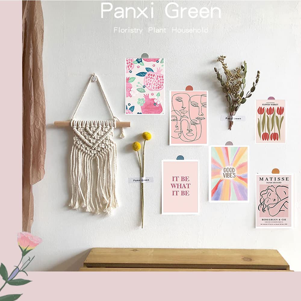 Bopart 70Pcs Wall Collage Kit Aesthetic Picures, Danish Pastel Room Decor Aesthetic Collage Picture Wall Decor For Teen Girls Ro