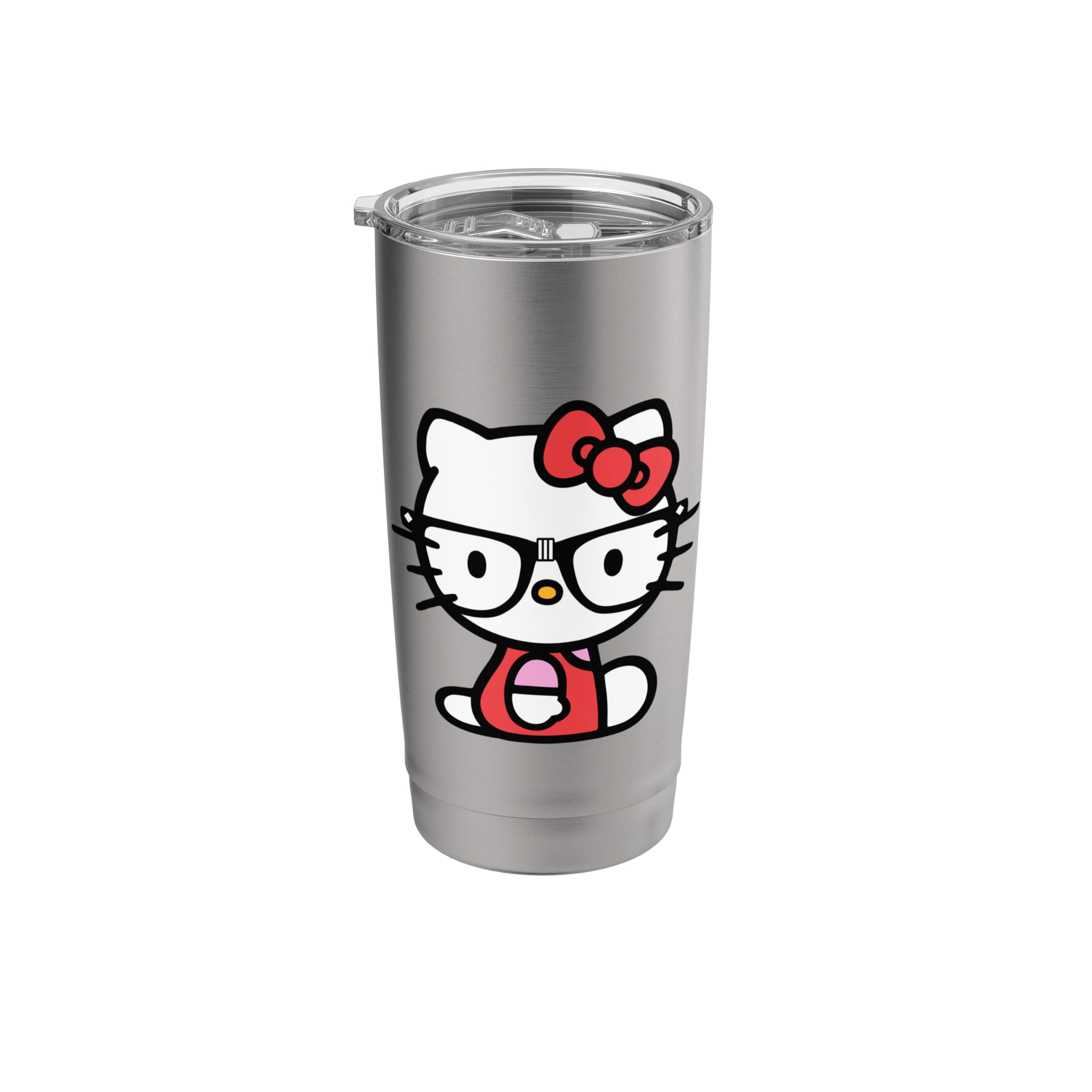 Hello Kitty Nerd Glasses Red Stainless Steel Insulated Tumbler