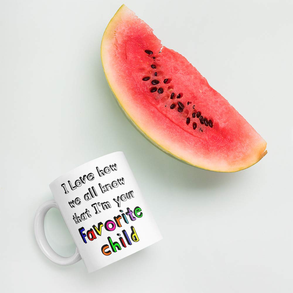 Im Your Favorite Child Fathers Day Mug, Gifts for Dad, Gag Father's Day & Birthday Present Idea From Wife, Daughter, Son, Kids 1