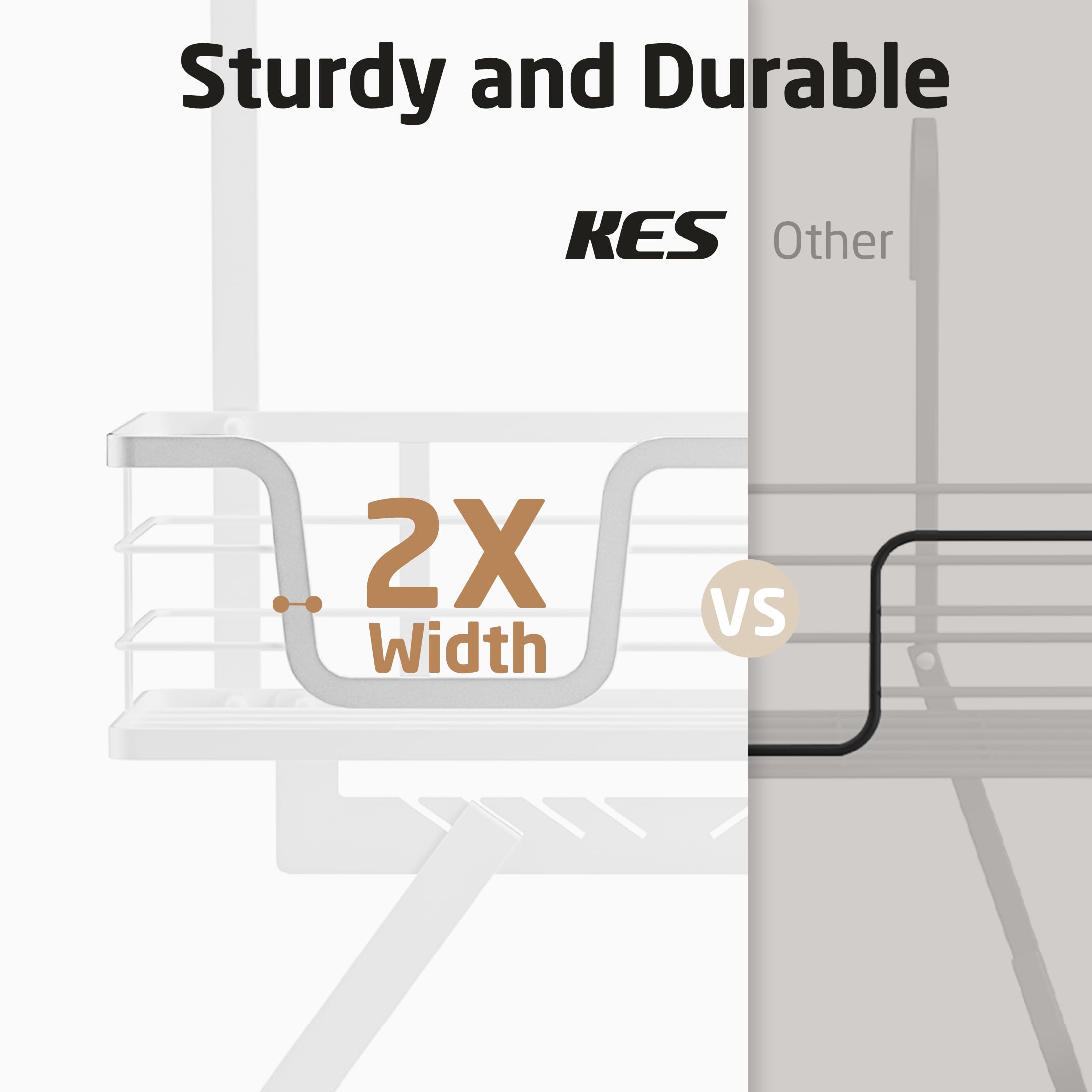 Kes Over The Door Ironing Board Holder, Ironing Board Hanger Over Door Organizer With Storage Shelf Y And T Shaped Fits For 1 3/