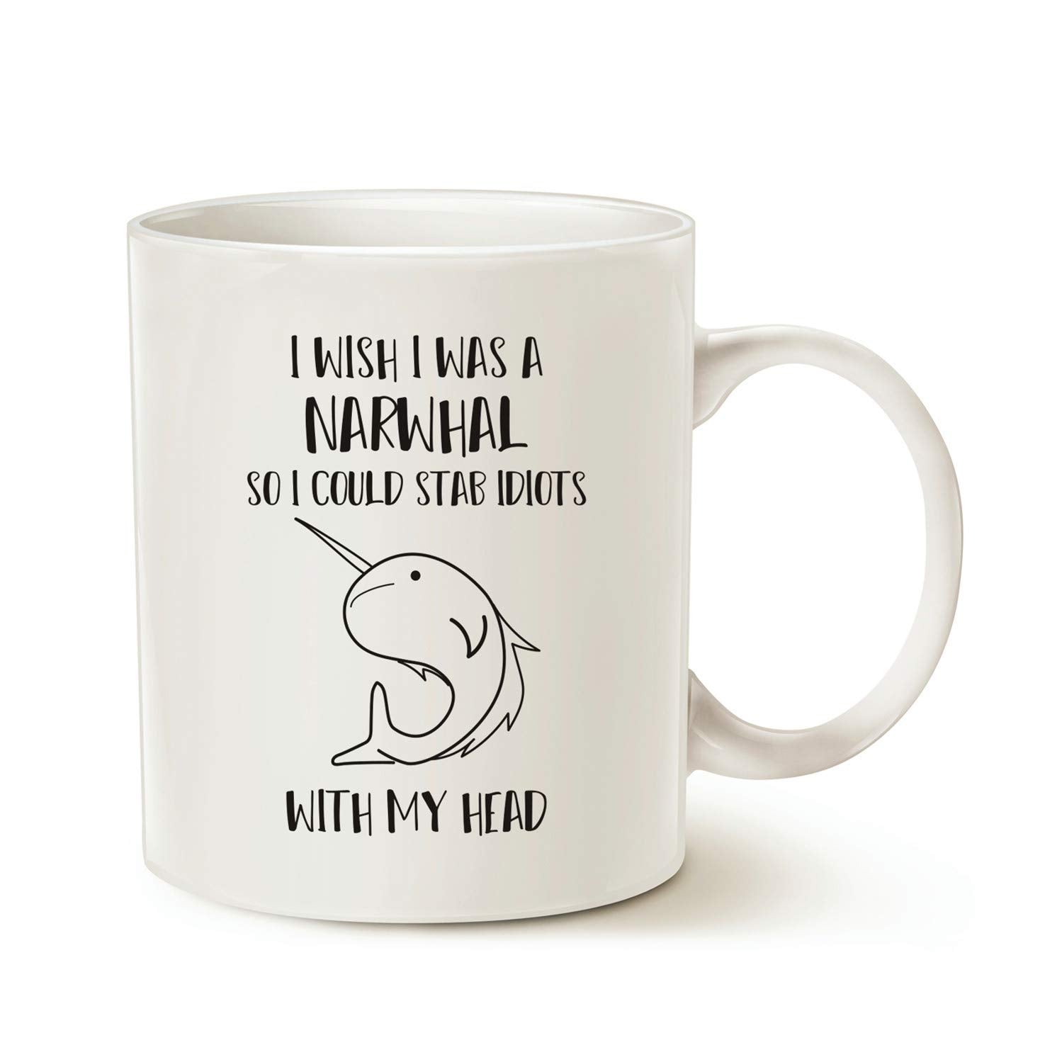 Mauag Funny Quote Coffee Mug Christmas Gifts, White 11 Oz