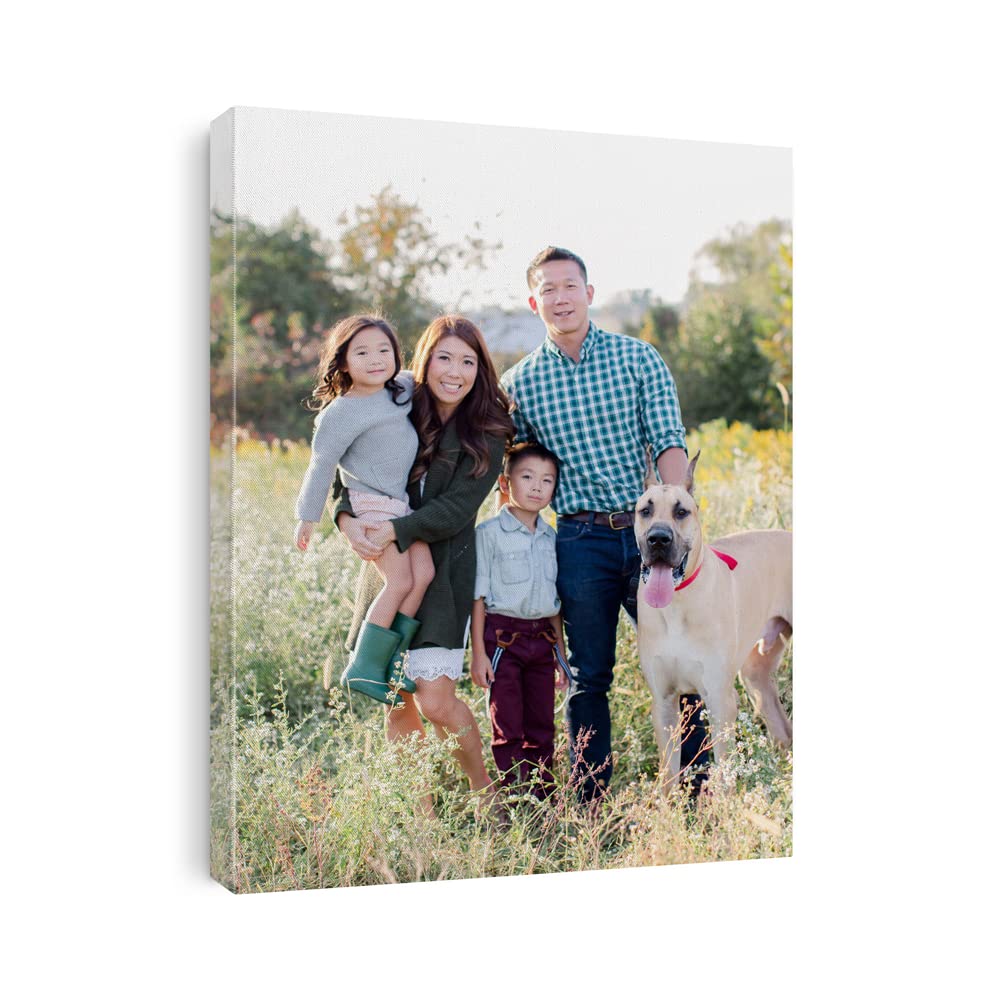 Let'S Make Memories Custom Photo Canvas - Personalized Home D  Cor - Portrait - Premium Quality Wall Art - 9X12
