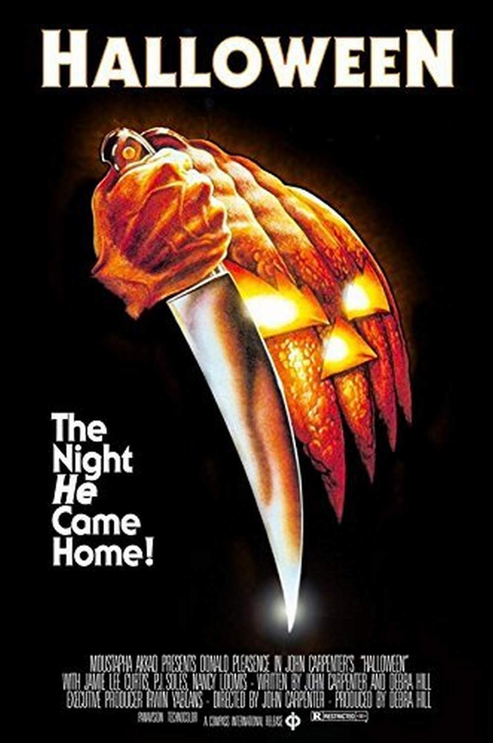 Buyartforless John Carpenters Halloween (1978) 36X24 Classic Horror Movie Art Print Poster The Night He Came Home!