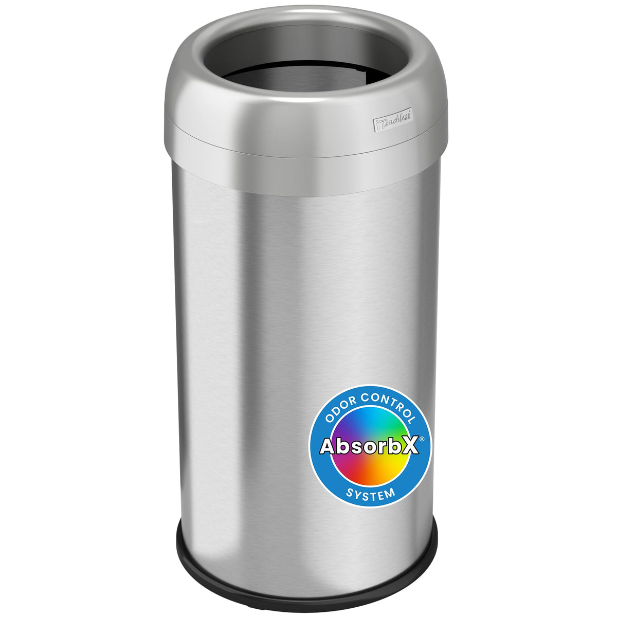 Itouchless Dual-Deodorizer Trash Can And Recycle Bin, Stainless Steel Commercial Grade Large 10 Inch, Home, Restaurant, Restroom