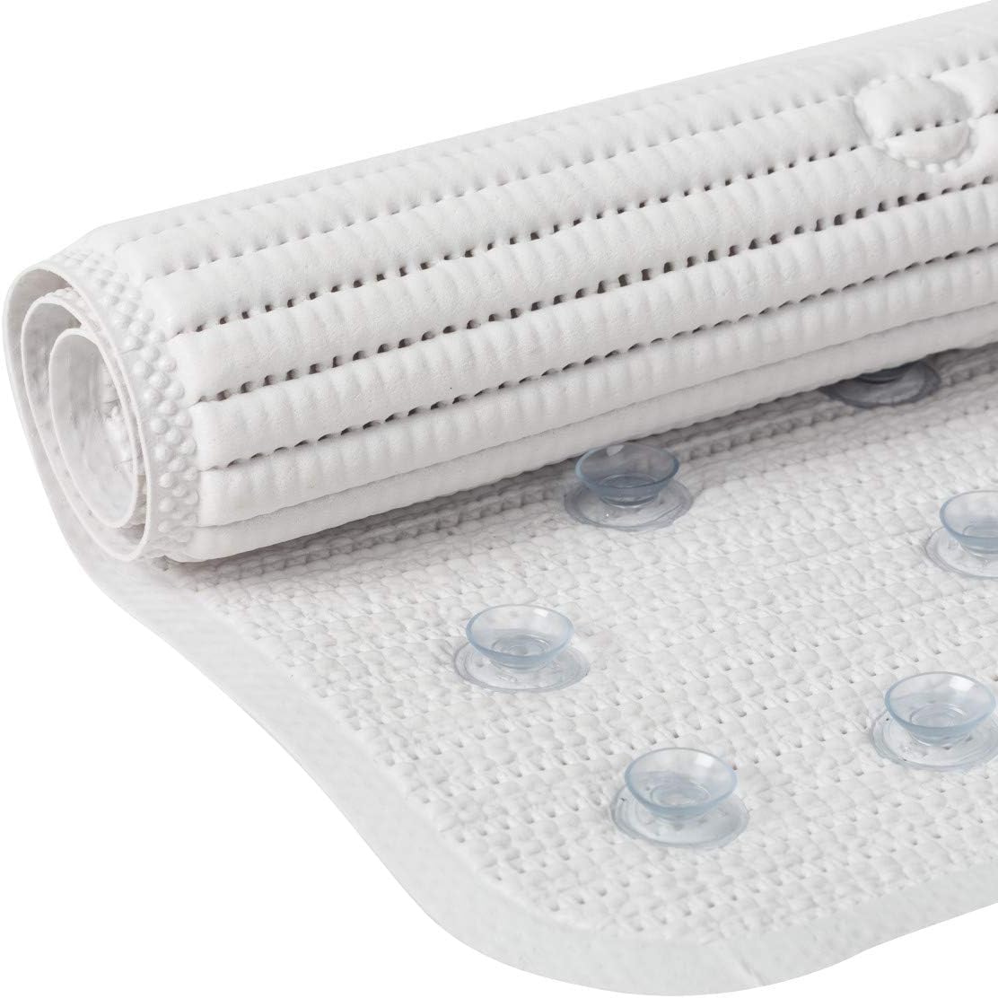 Duck Clorox Non-Slip Shower Mat, 21"x21", White, Cushioned with Suction Cups, Model 288342