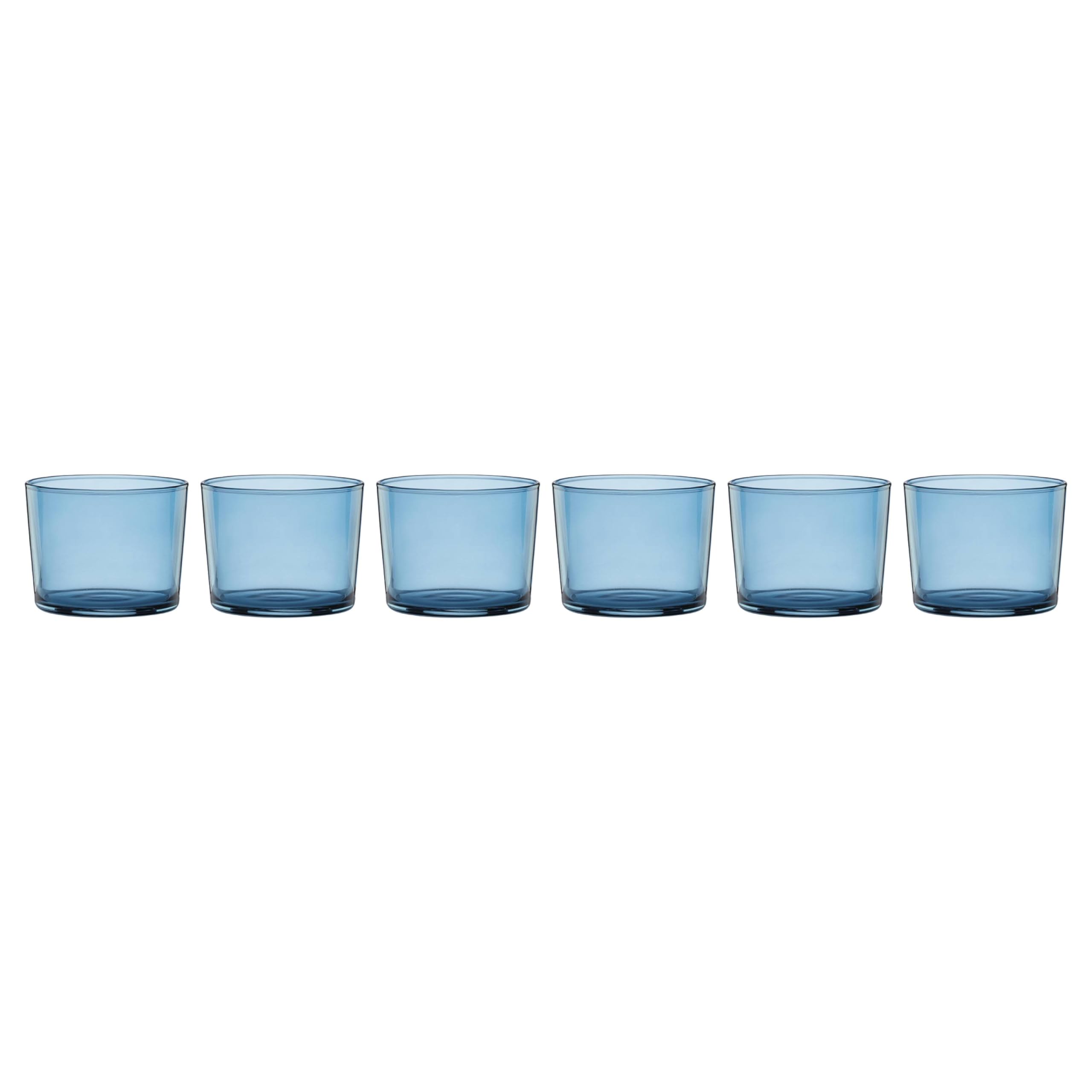 Oneida 895979 Stackables Blue Short Glasses, Set Of 6