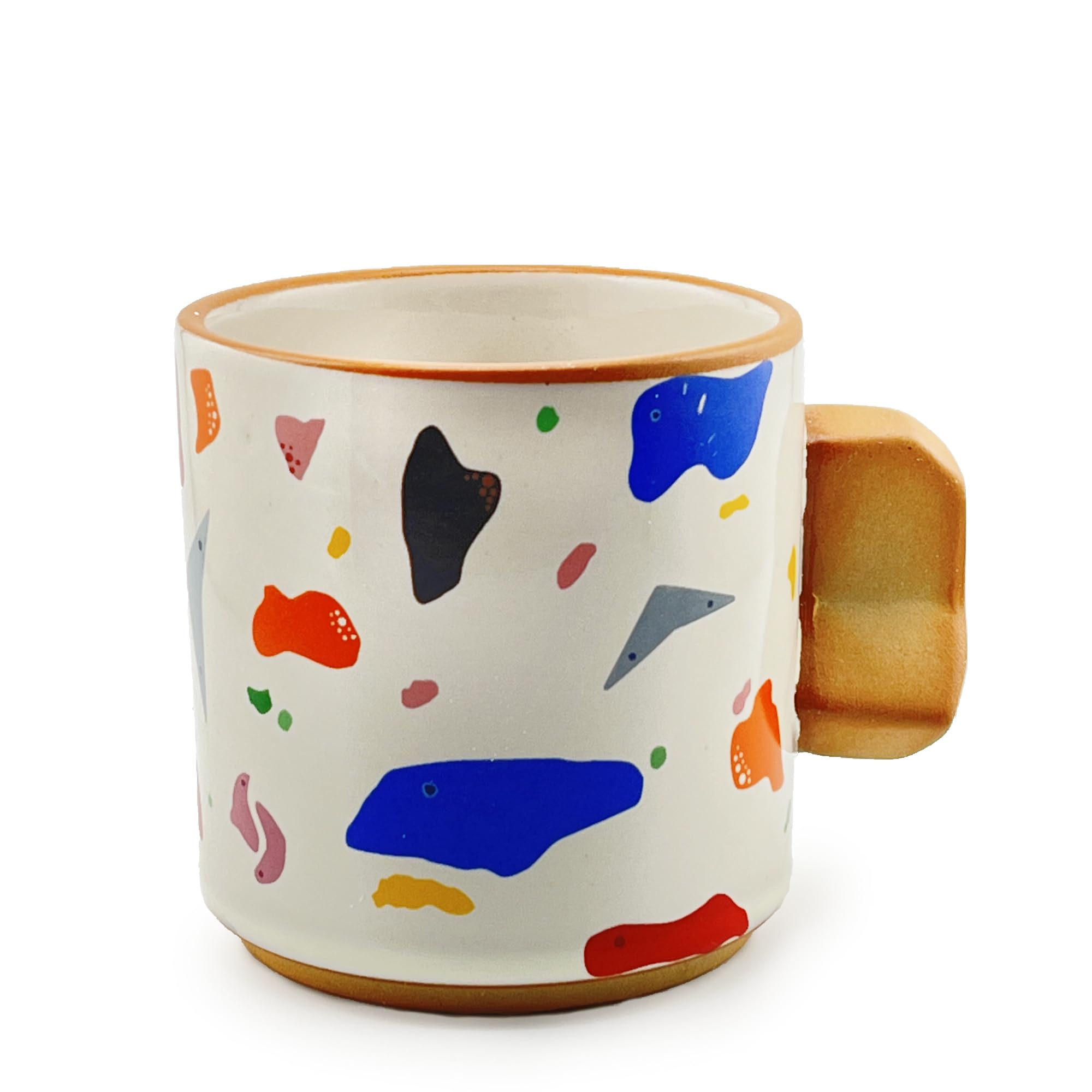 VivaSpark Climbing Mug with Real Rock Climbing Handle | Fun Gift for Rock Climbers, Boulderers, and Coffee Lovers | Dishwasher S