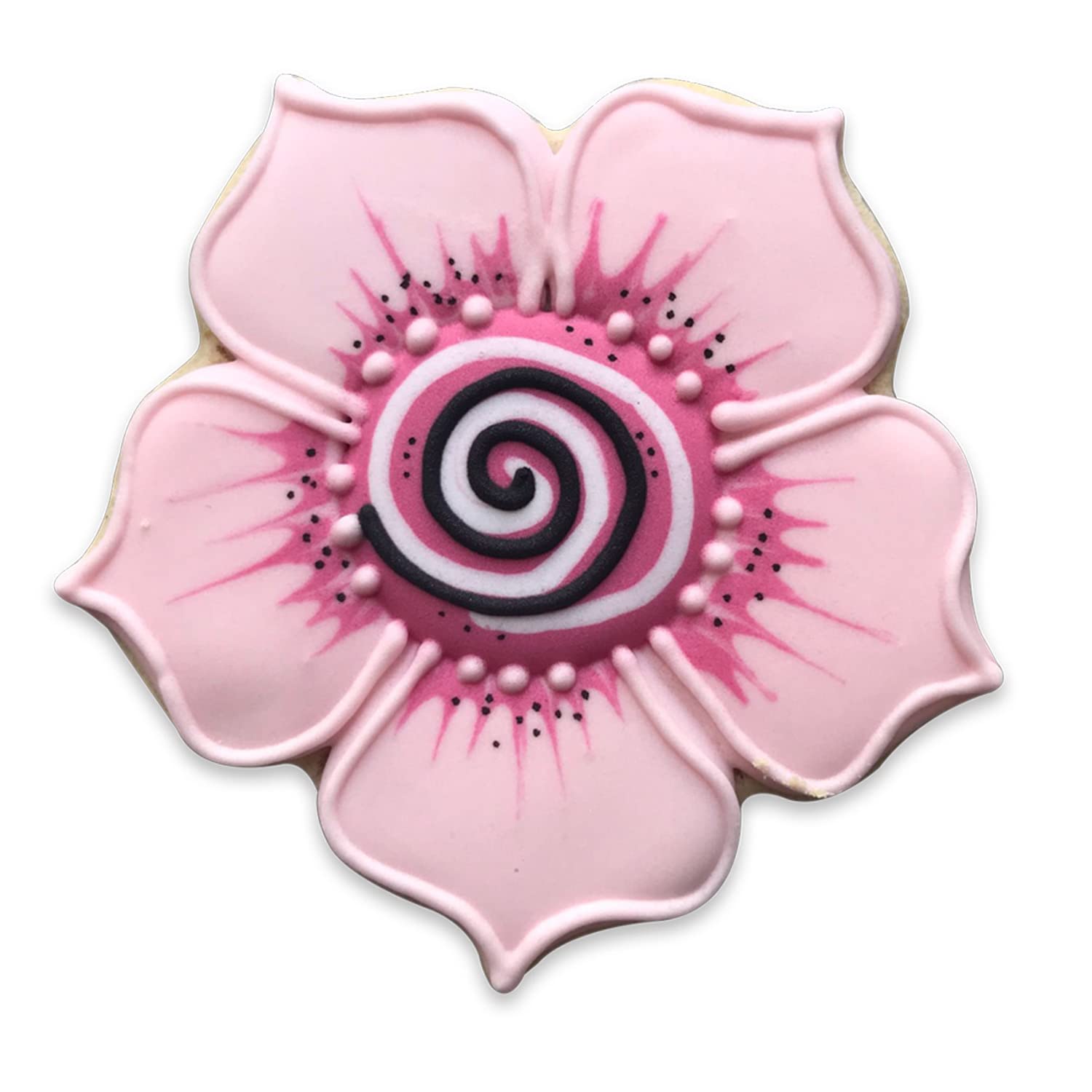 Liliao Spring Kapok Flower Cookie Cutter - 3.5 X 3.5 Inches - Stainless Steel