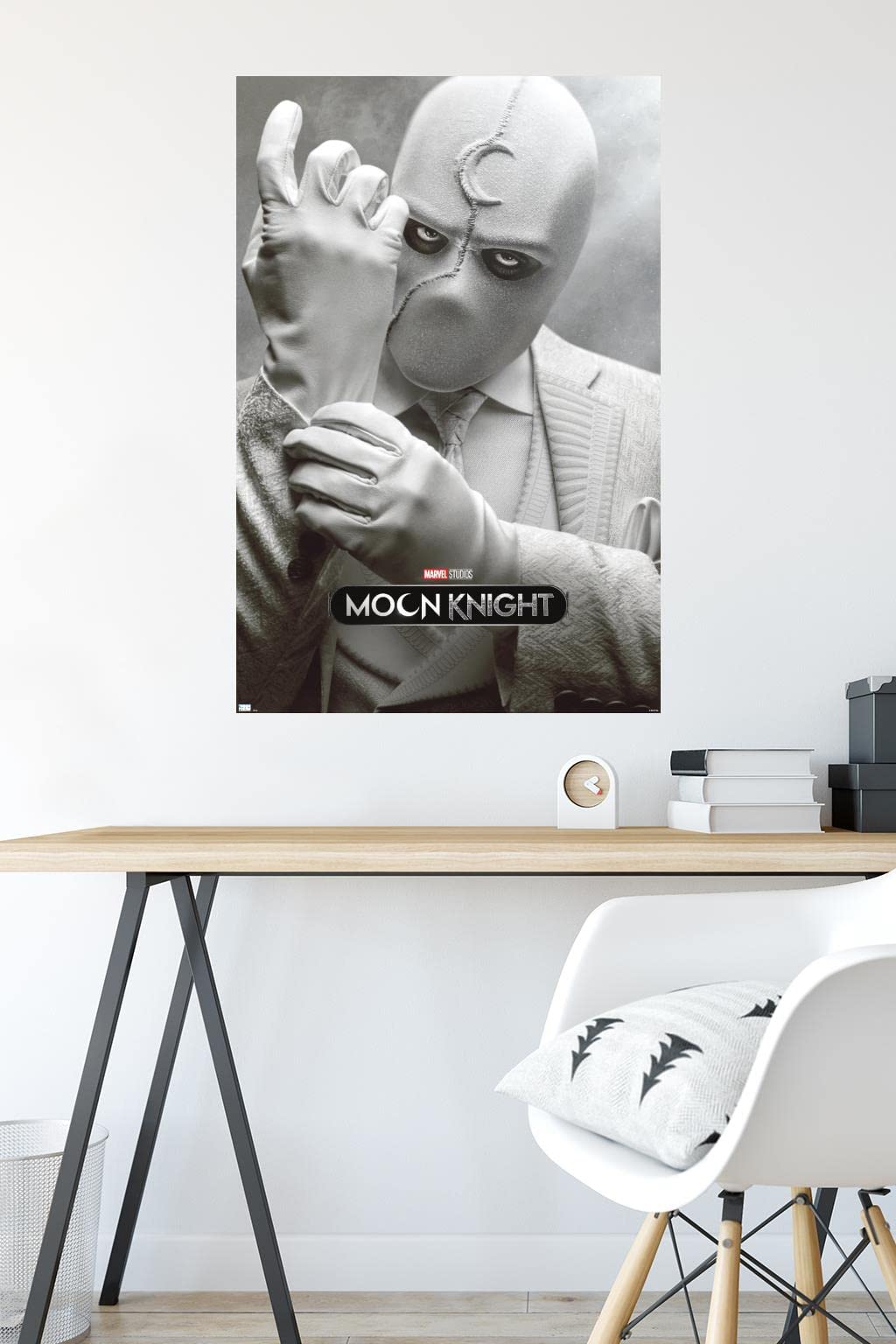 Trends International Marvel Moon Knight - Mr. Knight One Sheet Wall Poster, 22.375'' X 34'', Premium Unframed Version