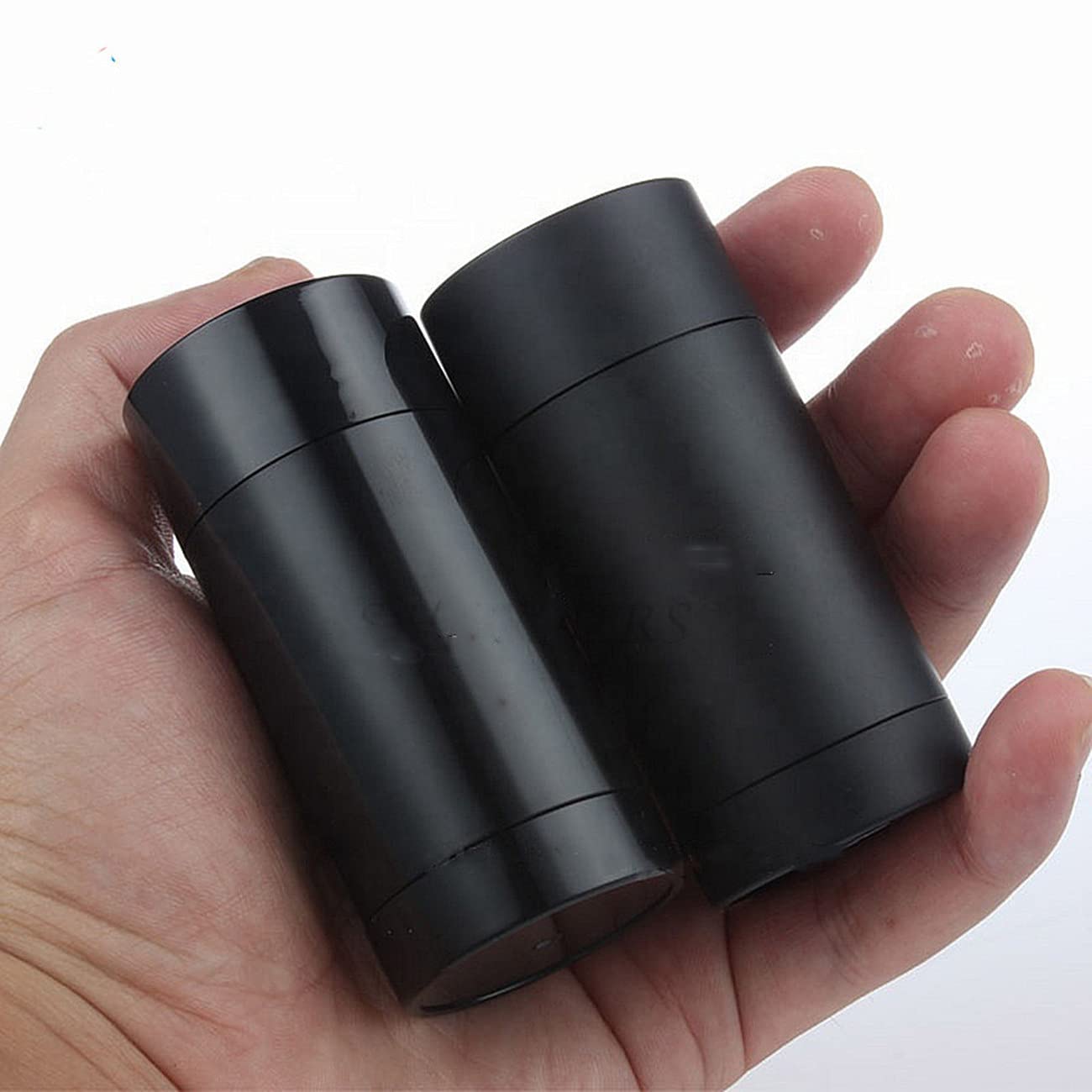 Healthcom 10 Pack 30Ml Empty Round Deodorant Containers 1 Oz Twist Up Filling Stick Deodorant Container Plastic Deodorant Bottle