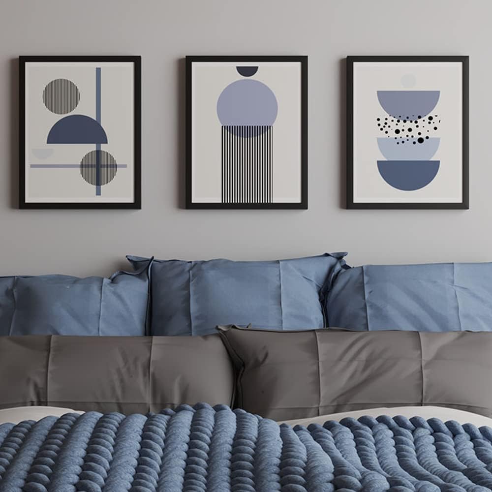 Art Street Framed Painting Abstract Contemporary Line Art Posters Geometric MidCentury Modern Art Prints For Home & Office Wall