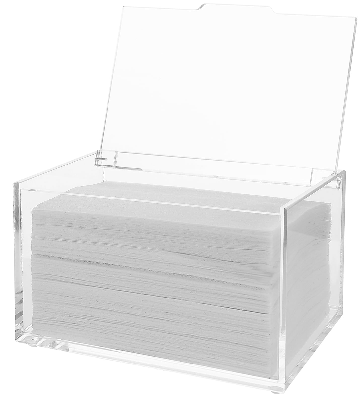 Rejomiik Thick Acrylic Dryer Sheet Holder Clear Container For Laundry Room Organize And Storage, Dispenser For Dryer Sheets, Fab